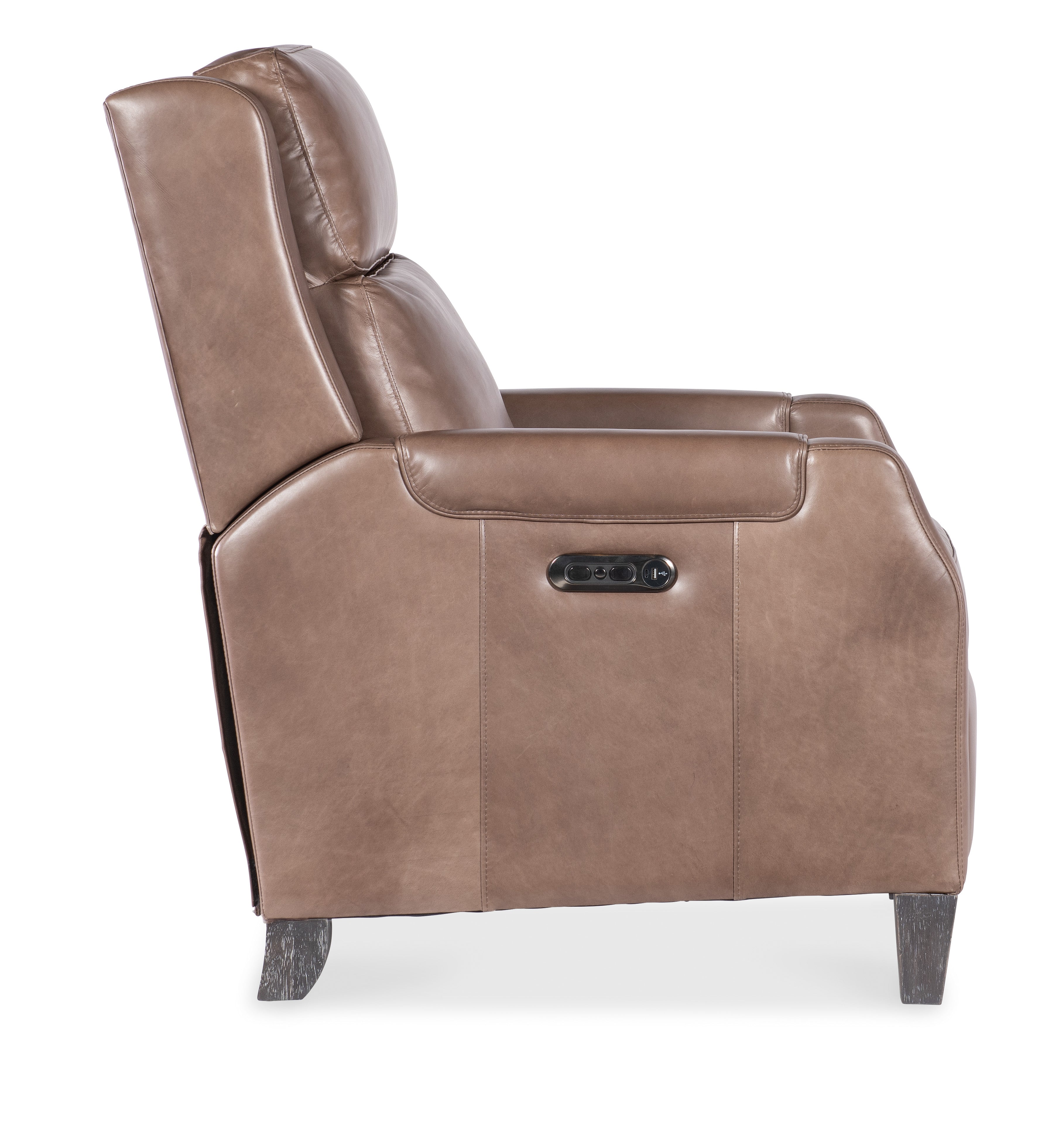 Hooker Furniture Nelson Power Recliner w/Power Headrest in Brown