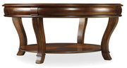 Hooker Furniture Brookhaven Round Cocktail Table in Medium Brown