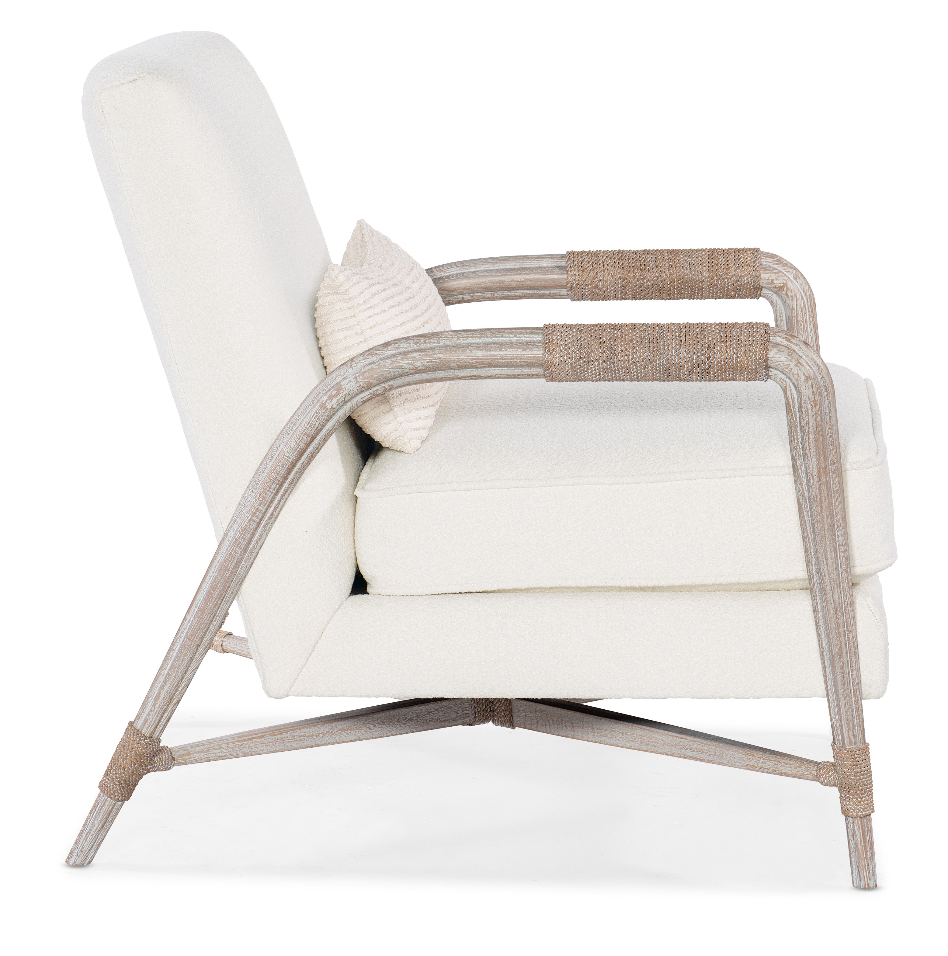Hooker Furniture Isla Accent Lounge Chair in Light Brown