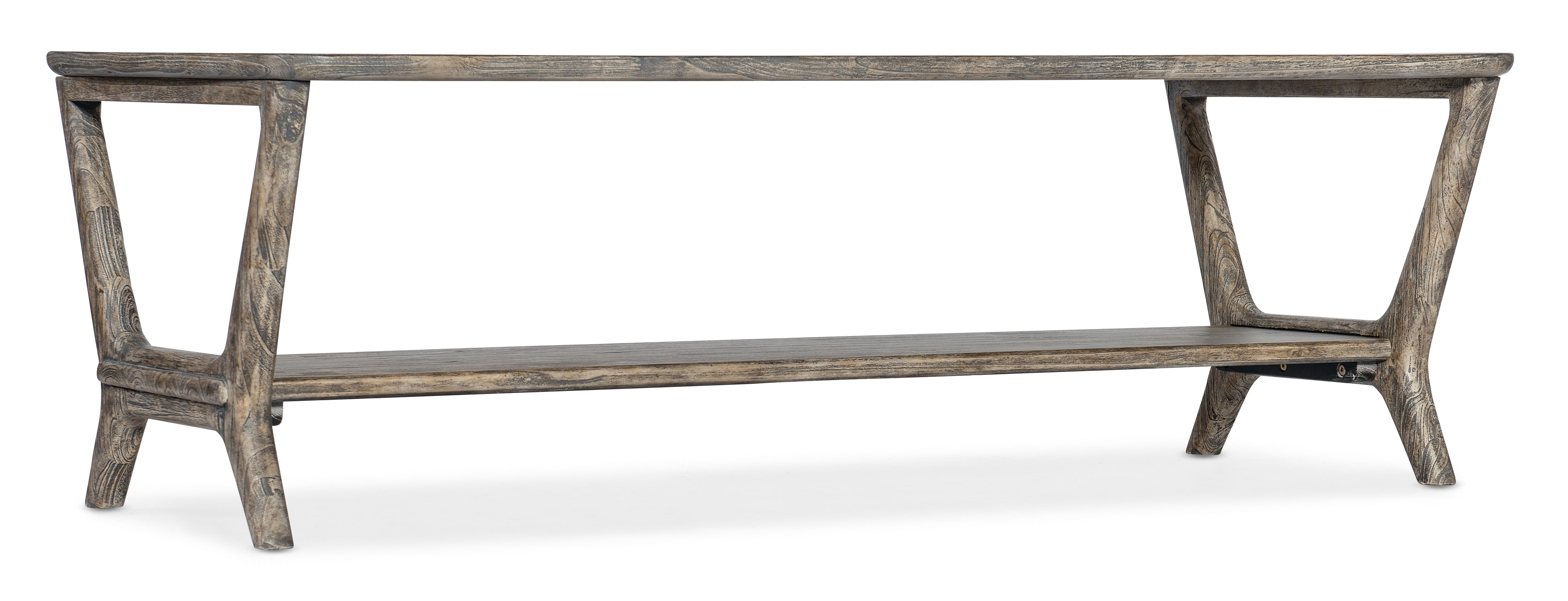 Hooker Furniture Commerce & Market Brandon Cocktail Table in Medium Brown