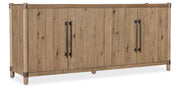 Hooker Furniture Vineyard Row Entertainment Credenza in Light Wood