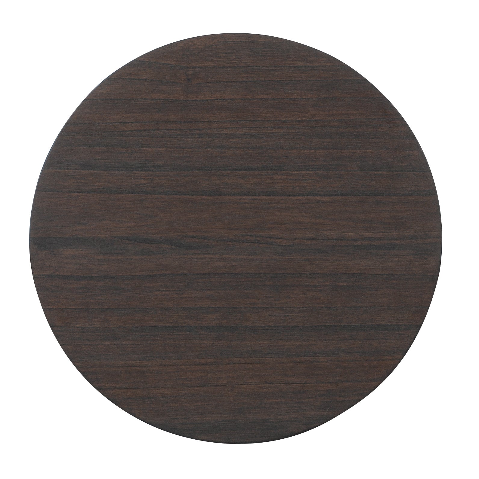 Hooker Furniture Commerce & Market Round Side Table in Dark Brown