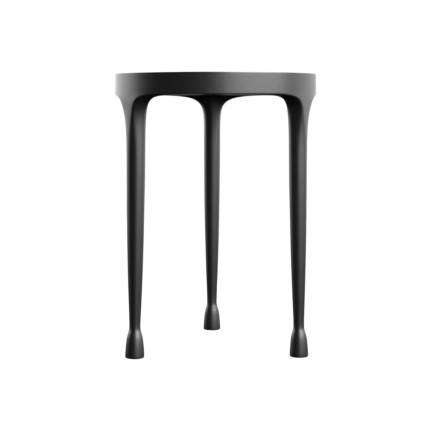 Bernhardt Furniture Casa Paros Accent Table in Anthracite Metal