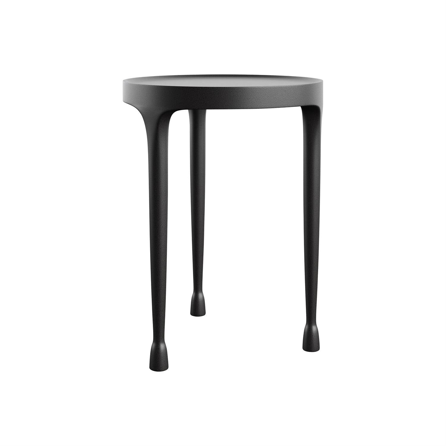 Bernhardt Furniture Casa Paros Accent Table in Anthracite Metal