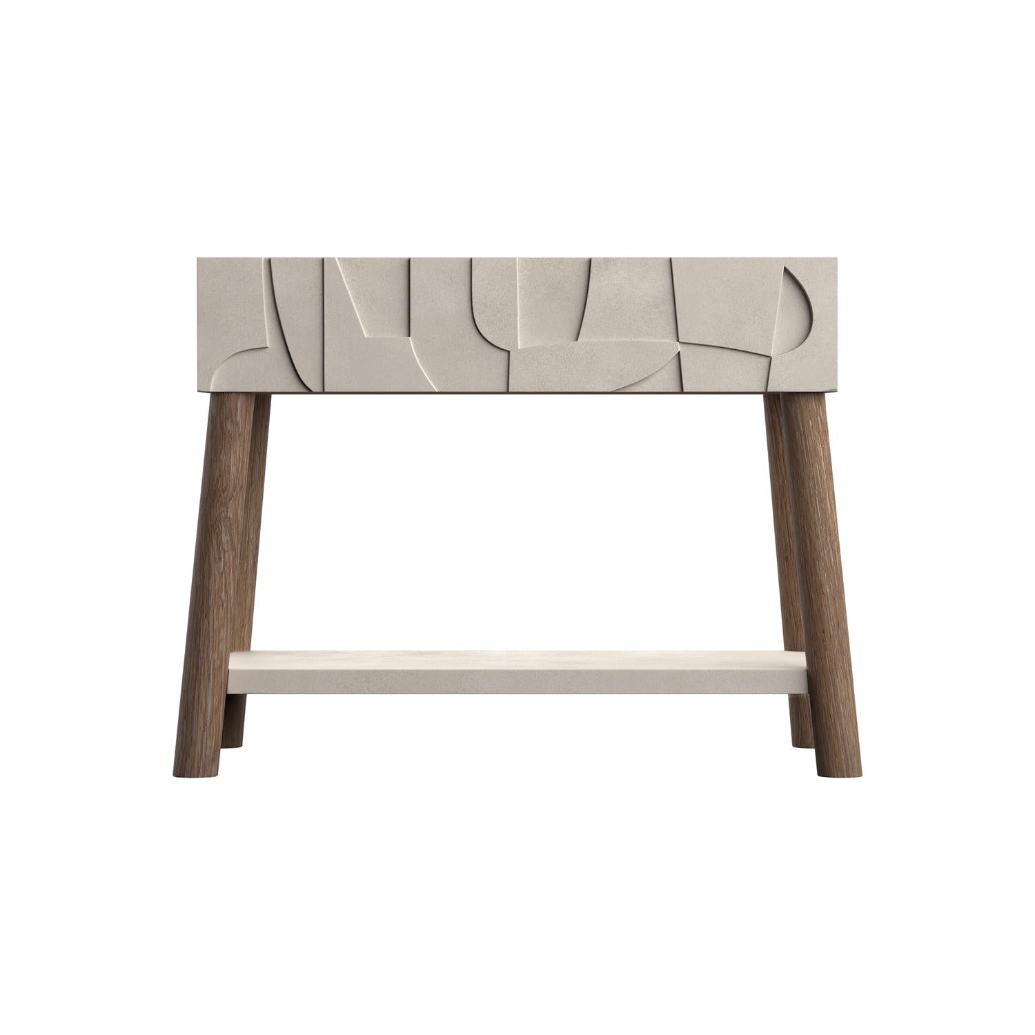 Bernhardt Furniture Casa Paros Open Nightstand in Bedrock