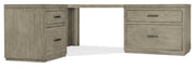 Hooker Furniture Linville Falls Corner Desk with File and Lateral File