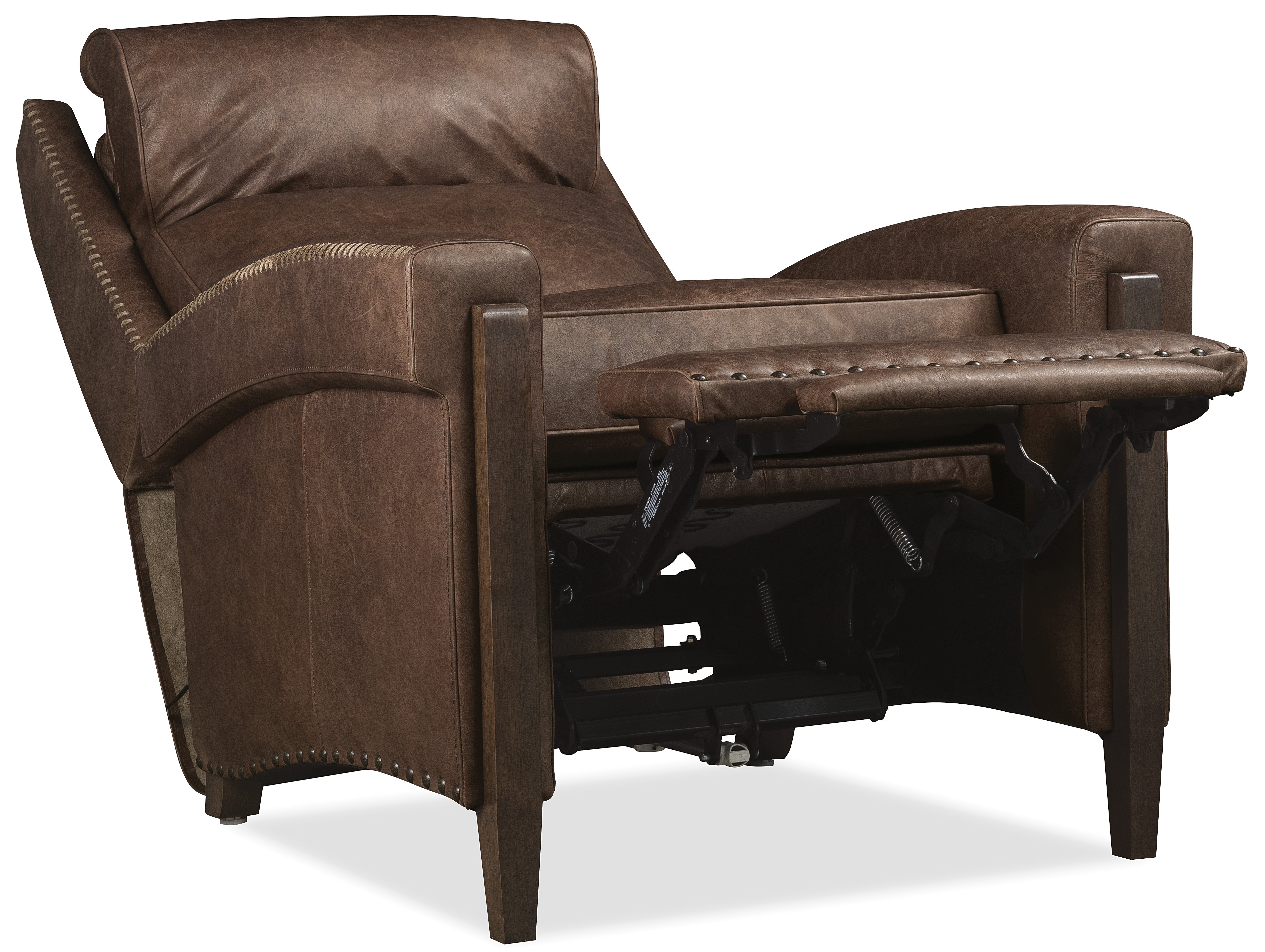 Hooker Furniture Whitton Power Recliner with Power Headrest in Brown