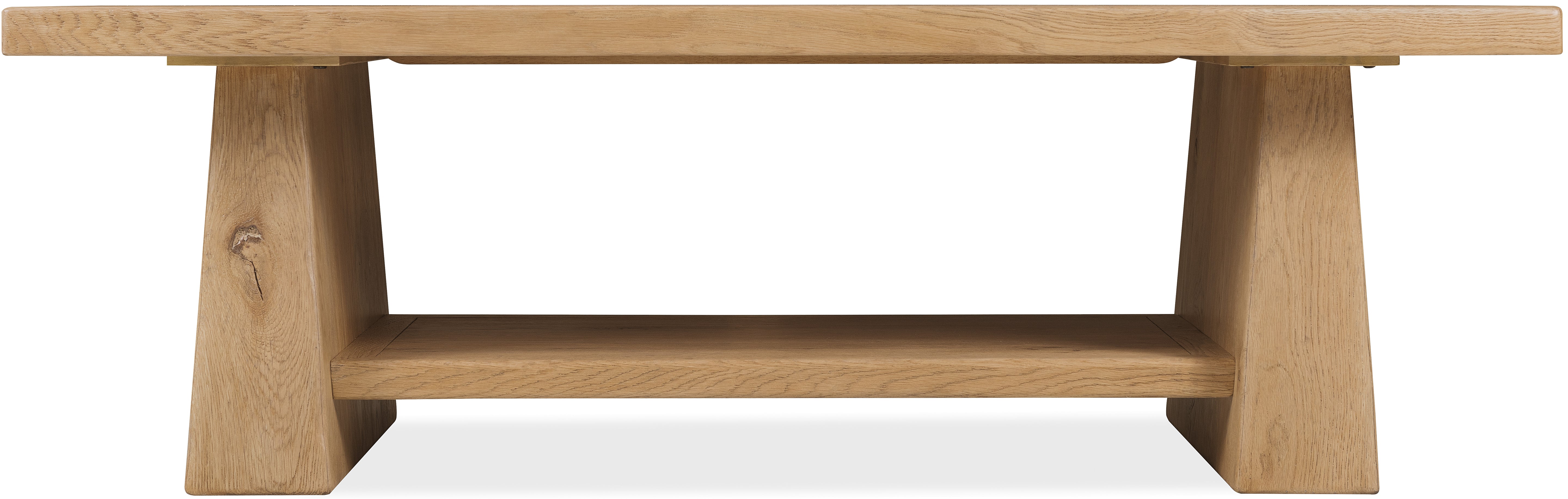 Hooker Furniture Driftwood Rectangle Cocktail Table in Light Wood
