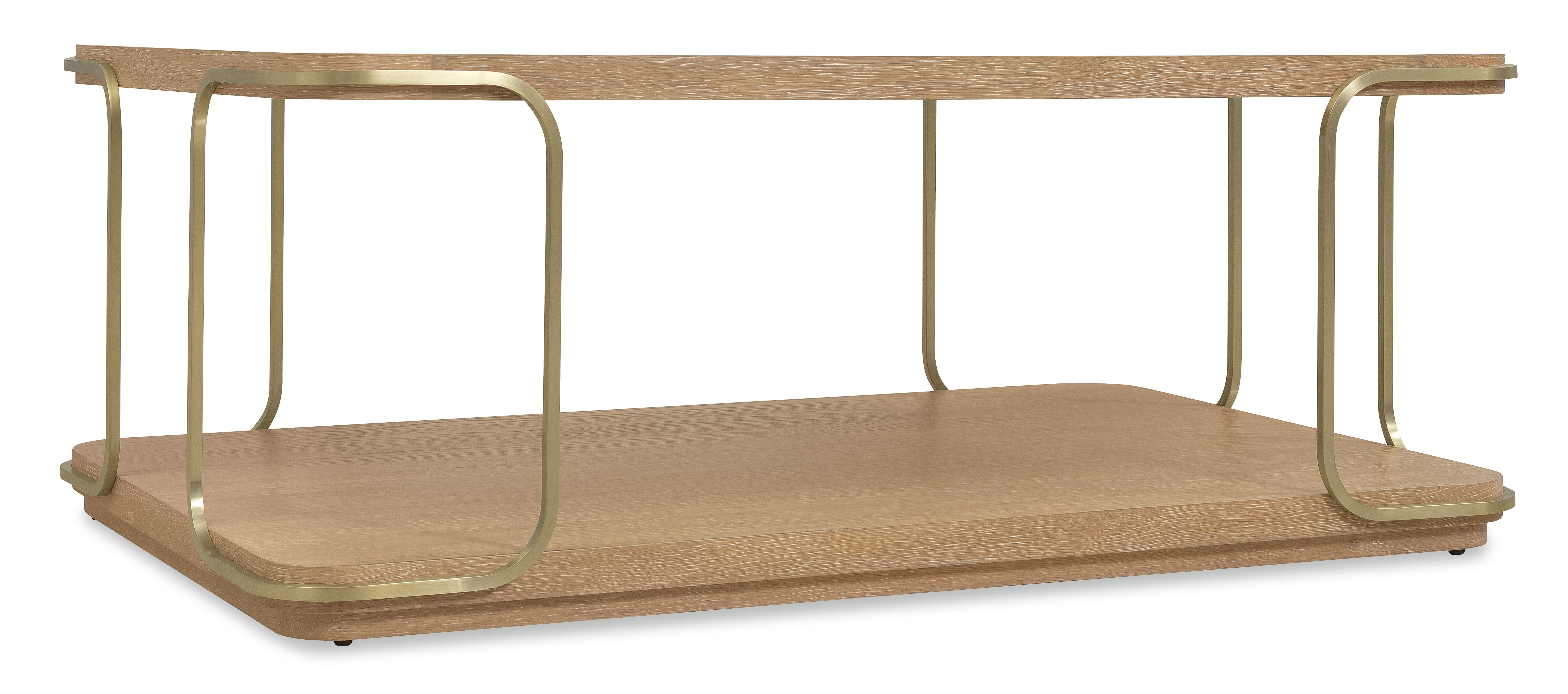 Hooker Furniture Banyon Bay Rectangle Cocktail Table in Light Wood