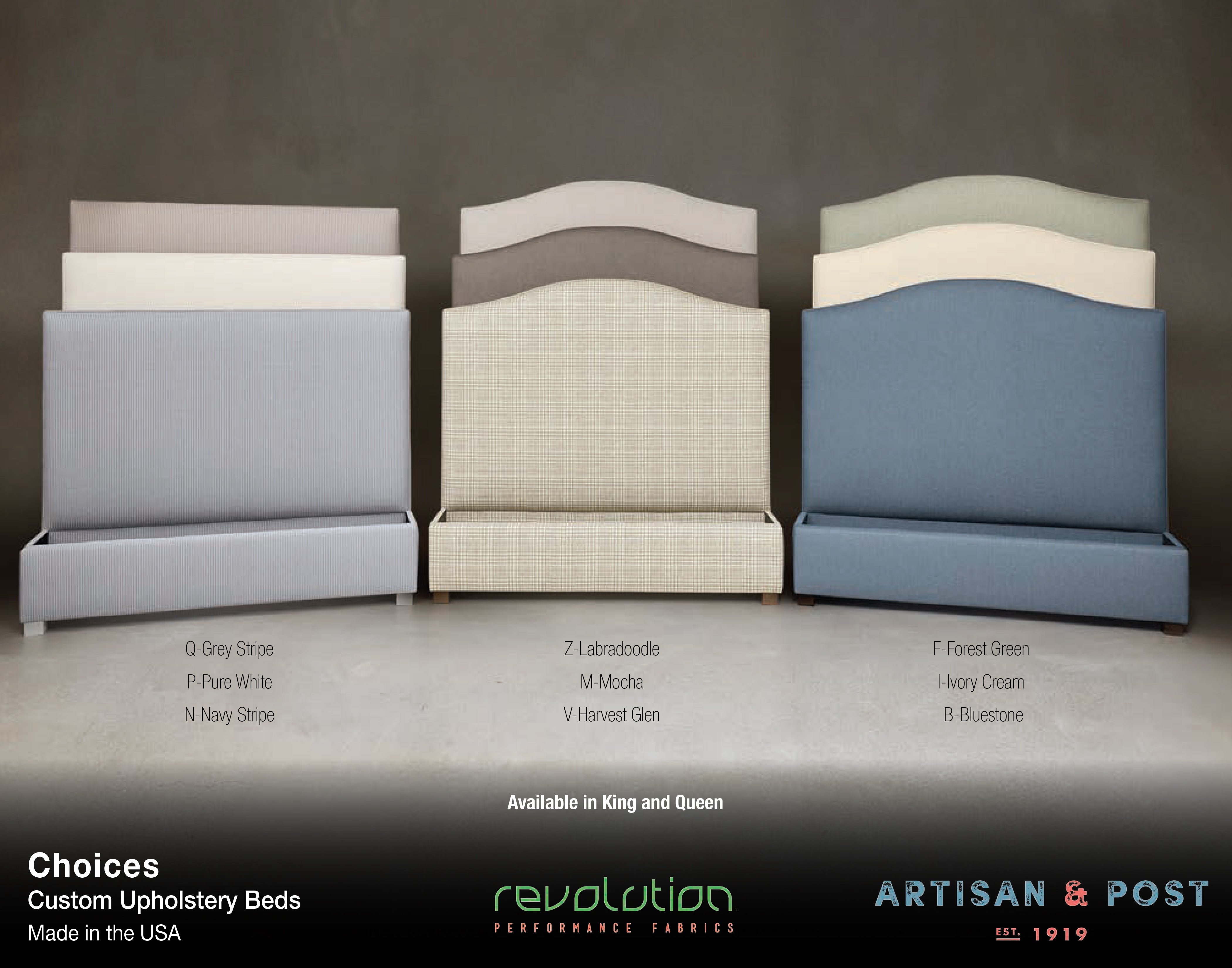 Artisan & Post Choices Amelia Upholstered Bed