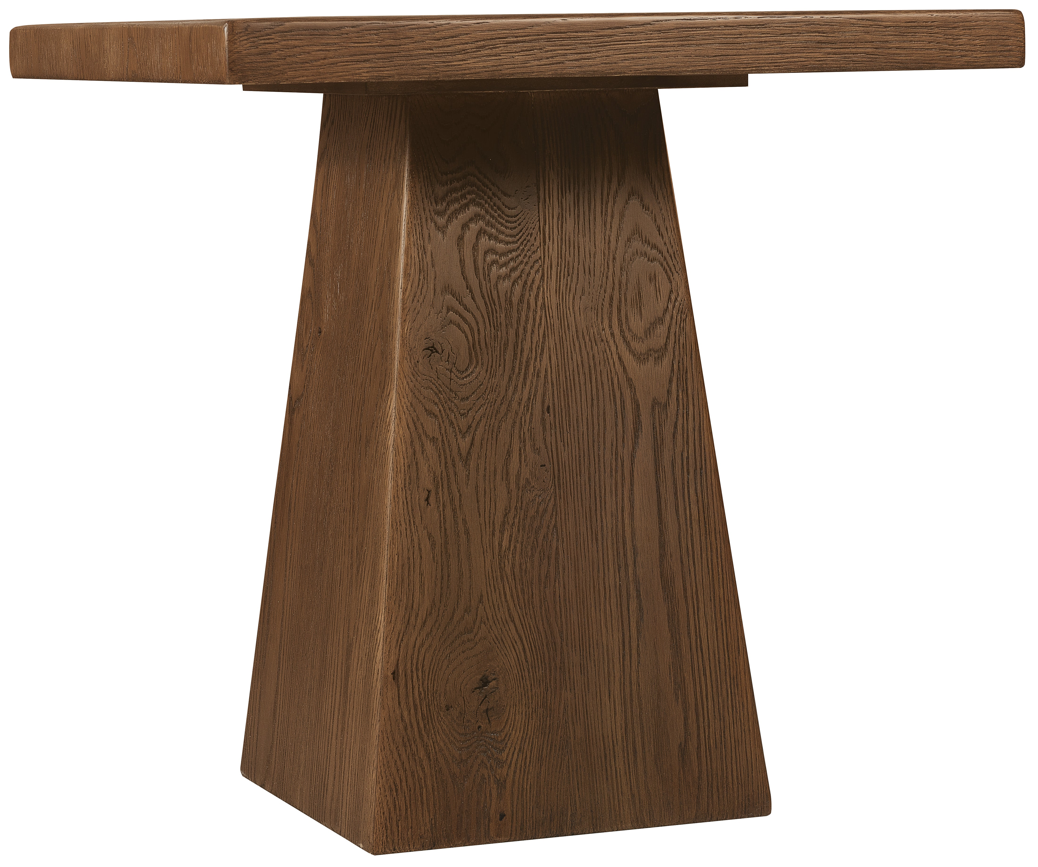 Hooker Furniture Driftwood End Table in Medium Wood