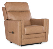 Hooker Furniture Thyme Power Recliner with Power Headrest, Lumbar & Lift in Brown