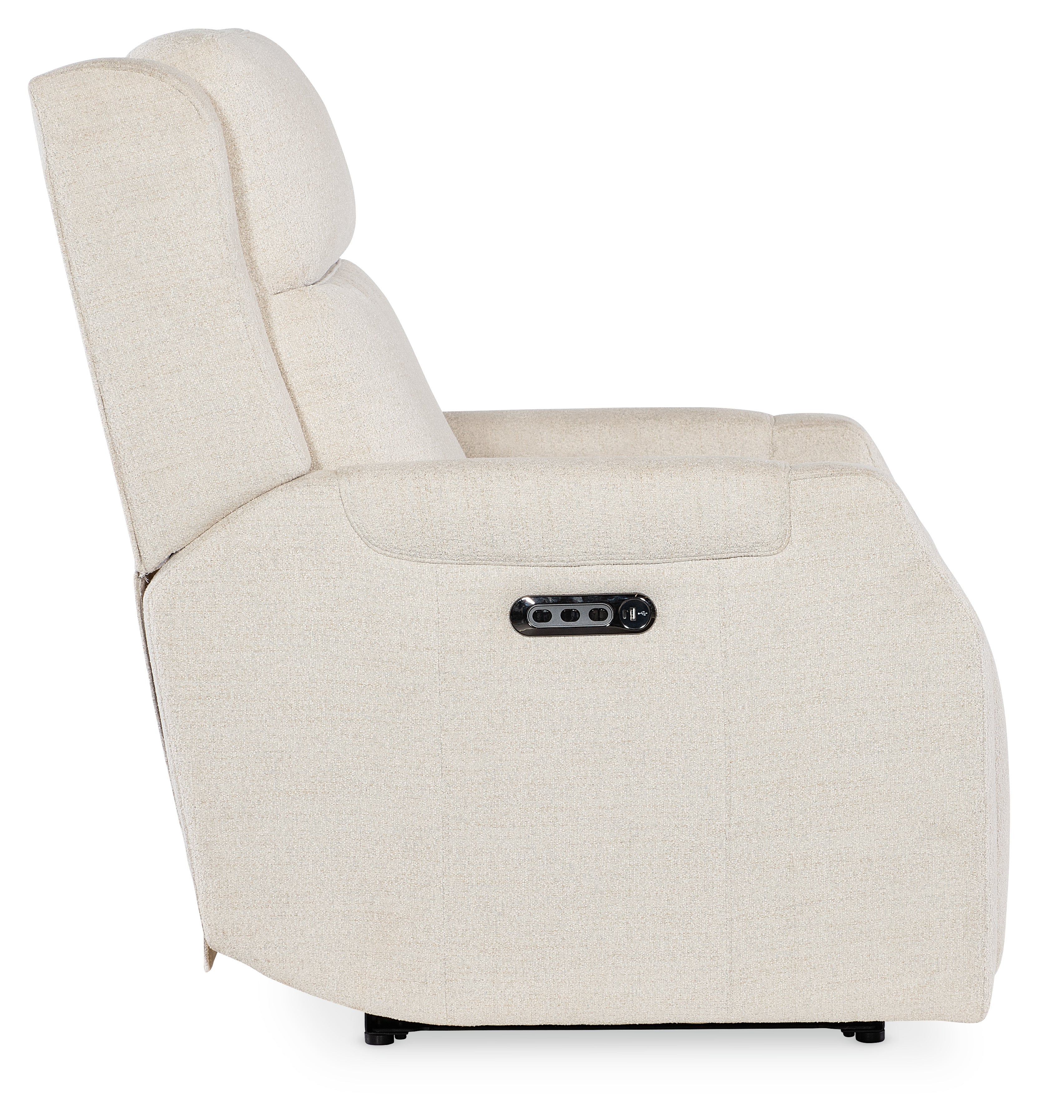 Hooker Furniture Nelson Zero Gravity Power Recliner with Power Headrest and Lumbar in White