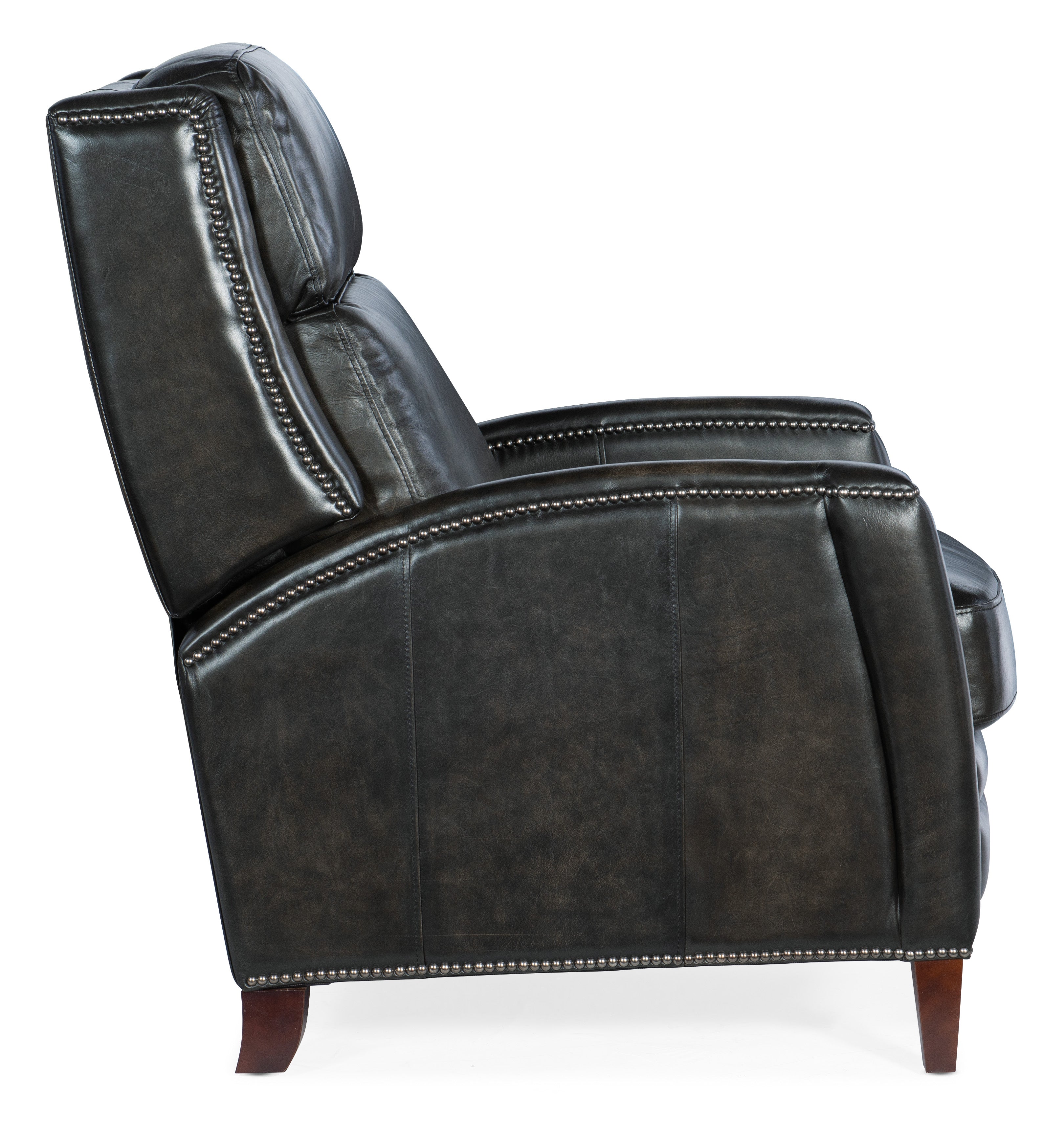 Hooker Furniture Declan Manual Push Back Recliner in Brown