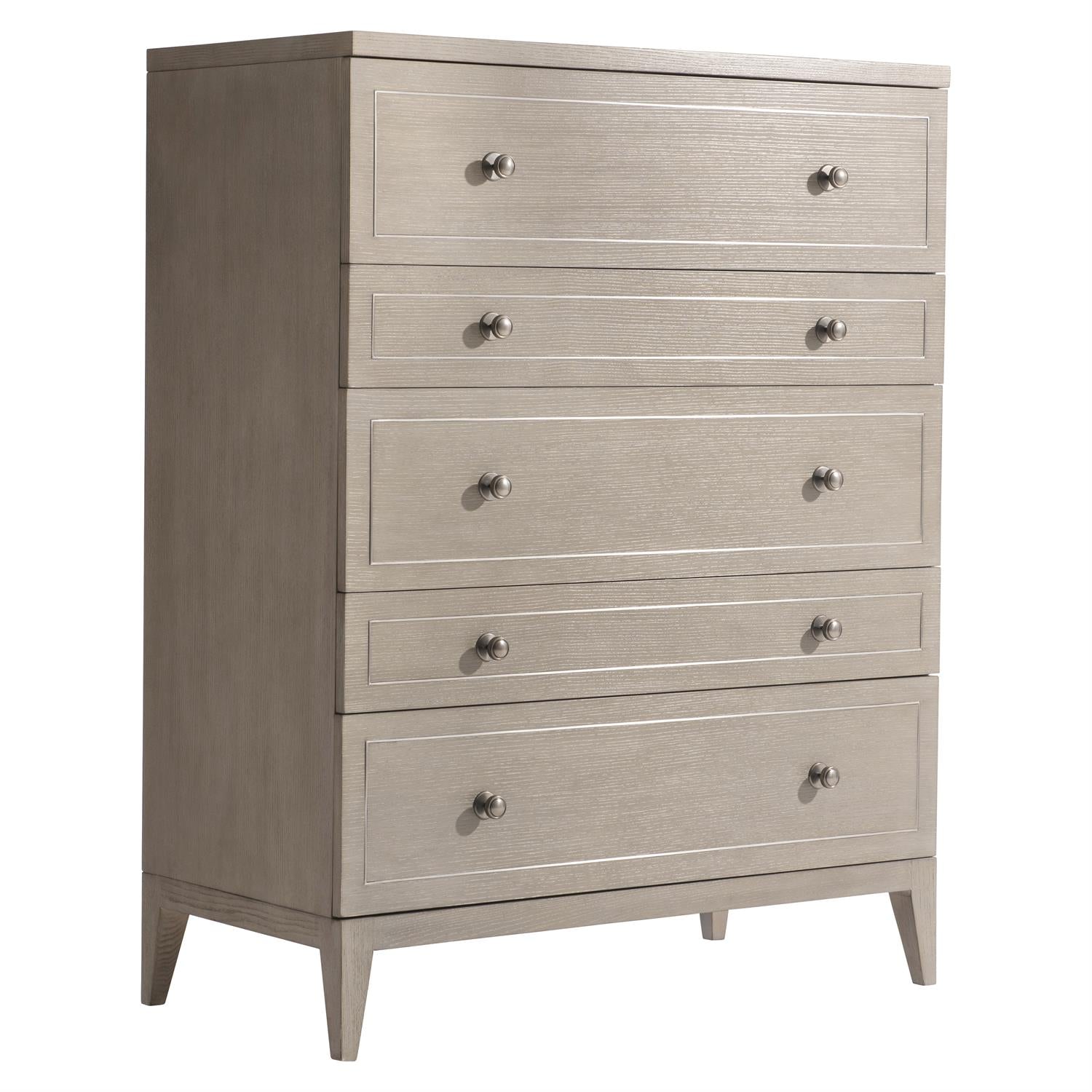 Bernhardt Furniture Cornelia Tall Drawer Chest in Nebbia