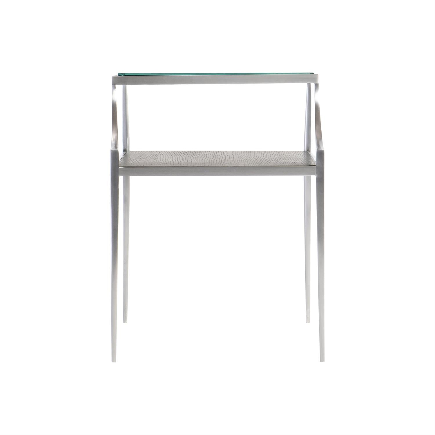 Bernhardt Furniture Cornelia Side Table in Nebbia