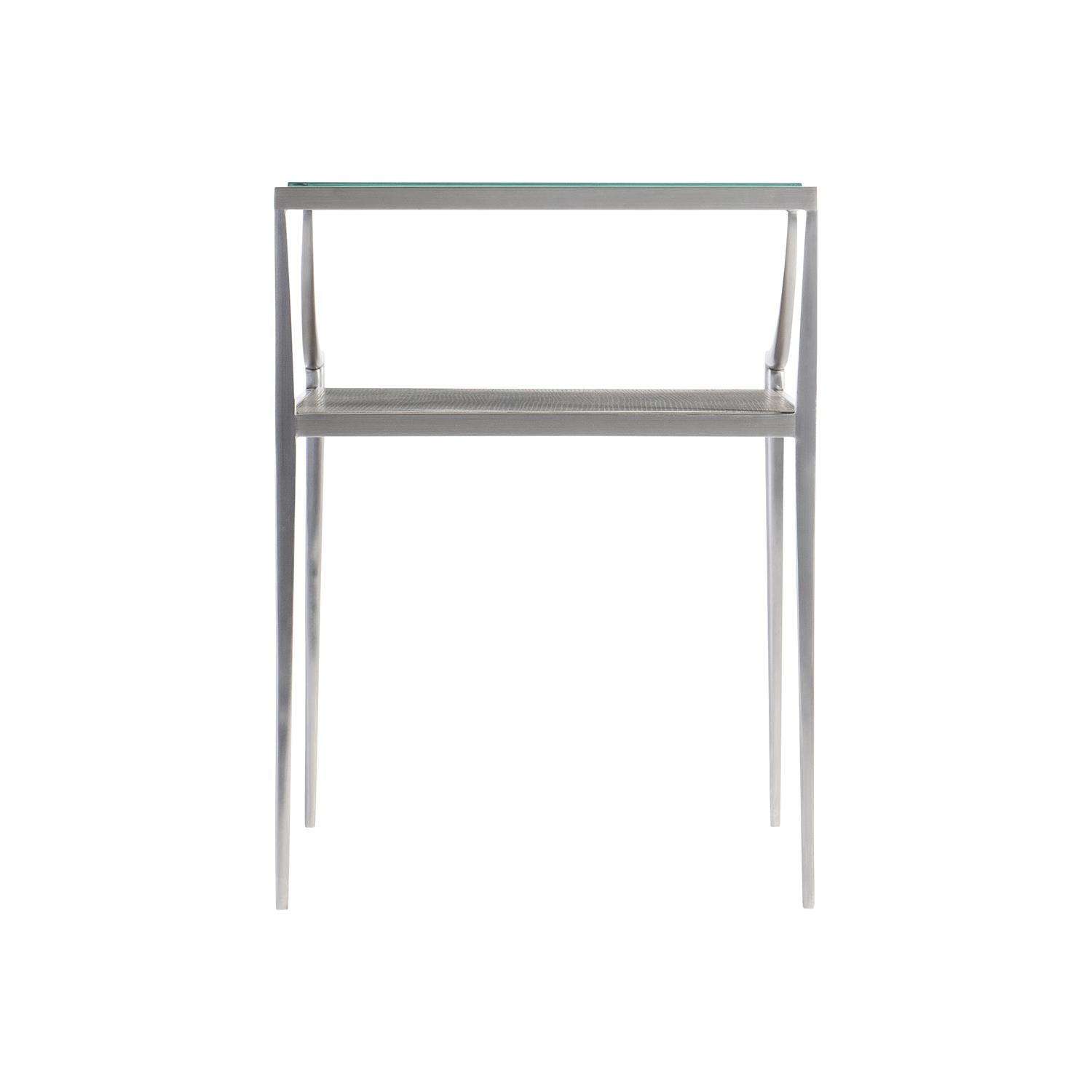 Bernhardt Furniture Cornelia Side Table in Nebbia