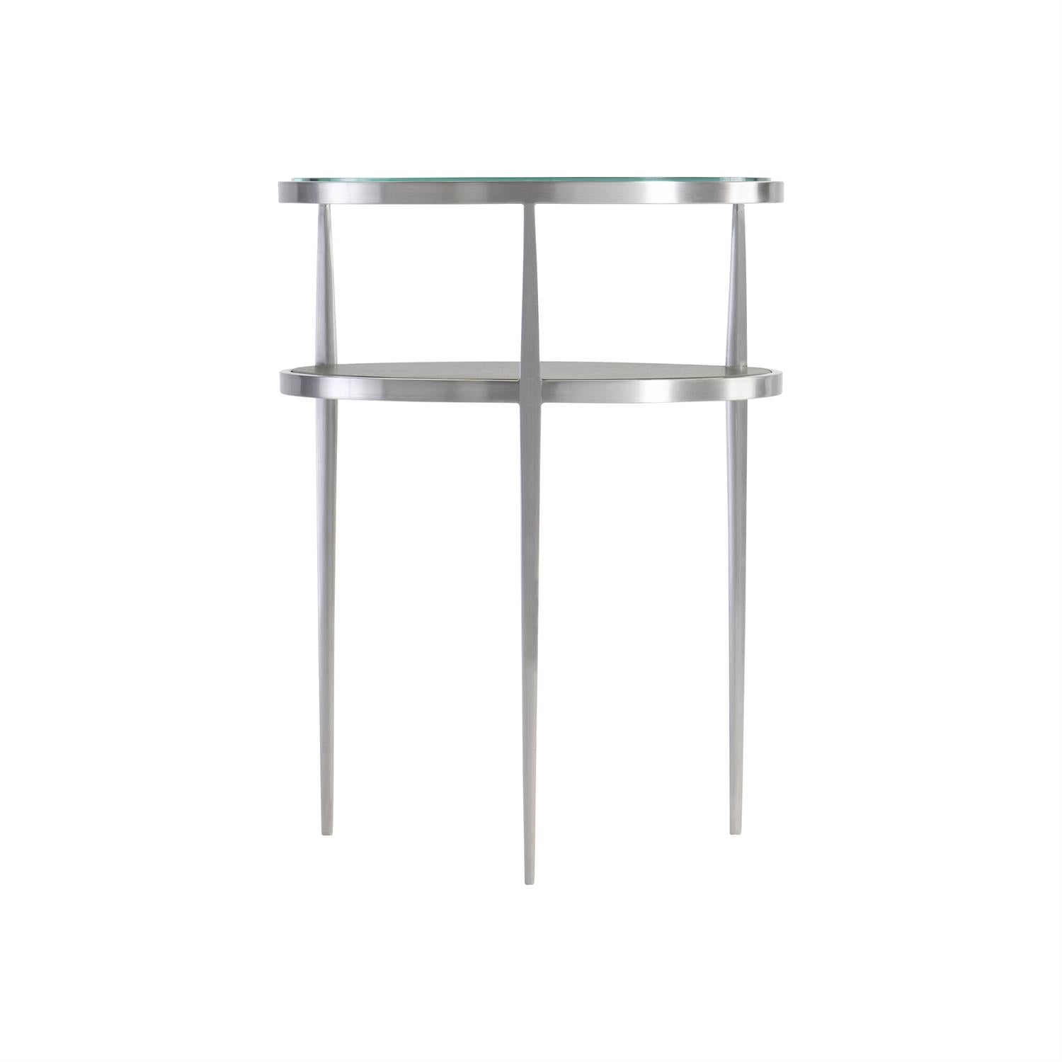 Bernhardt Furniture Cornelia Accent Table in Nebbia