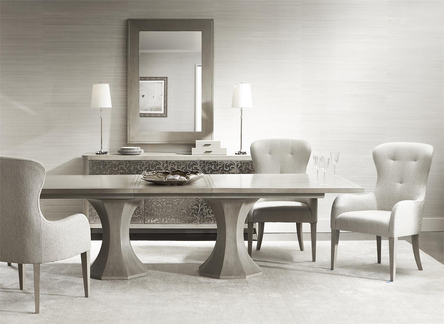 Bernhardt Furniture Cornelia Rectangular Dining Table in Nebbia