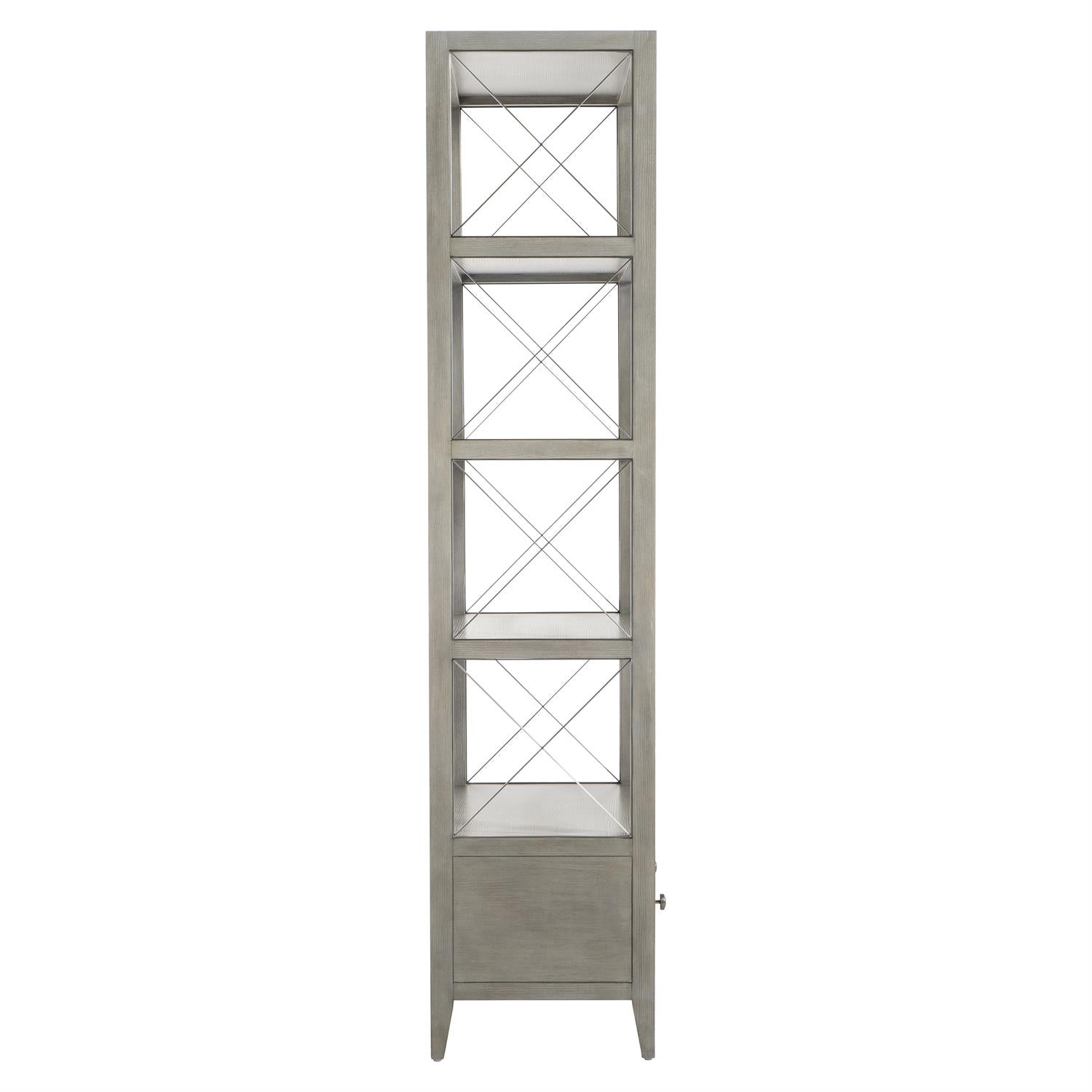 Bernhardt Furniture Cornelia Etagere in Nebbia