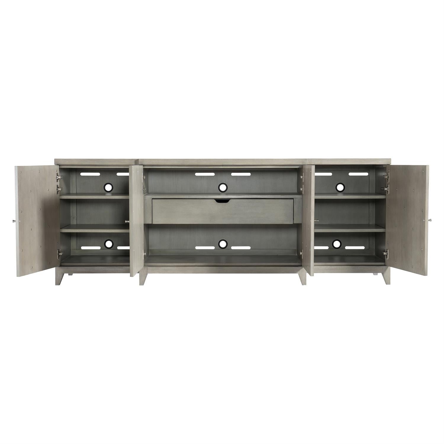 Bernhardt Furniture Cornelia Entertainment Credenza in Nebbia