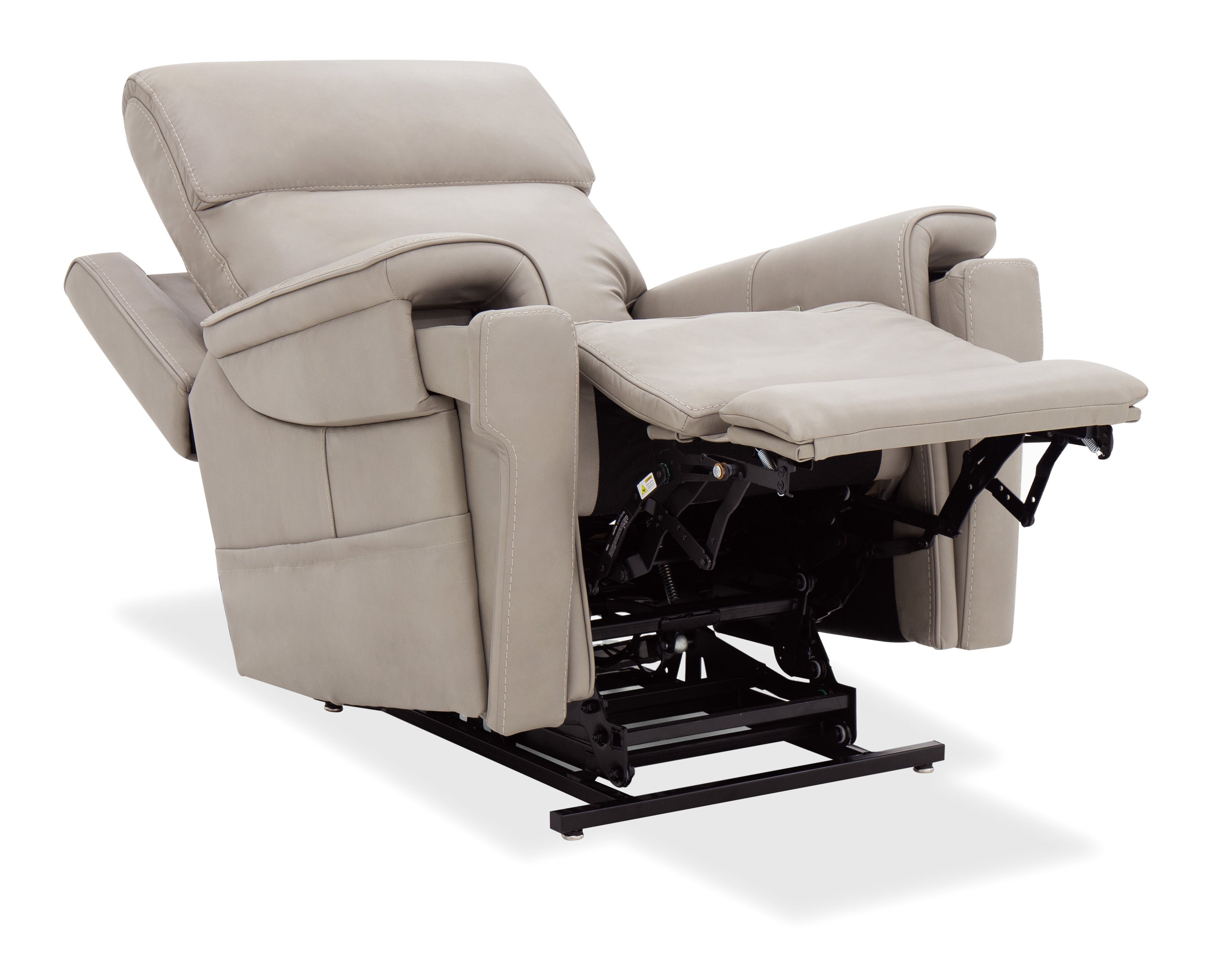 Hooker Furniture Lyra Lift Chair with Power Recline, Headrest and Lumbar in Grey