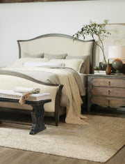 Hooker Furniture Ciao Bella Upholstered Bed- Speckled Gray