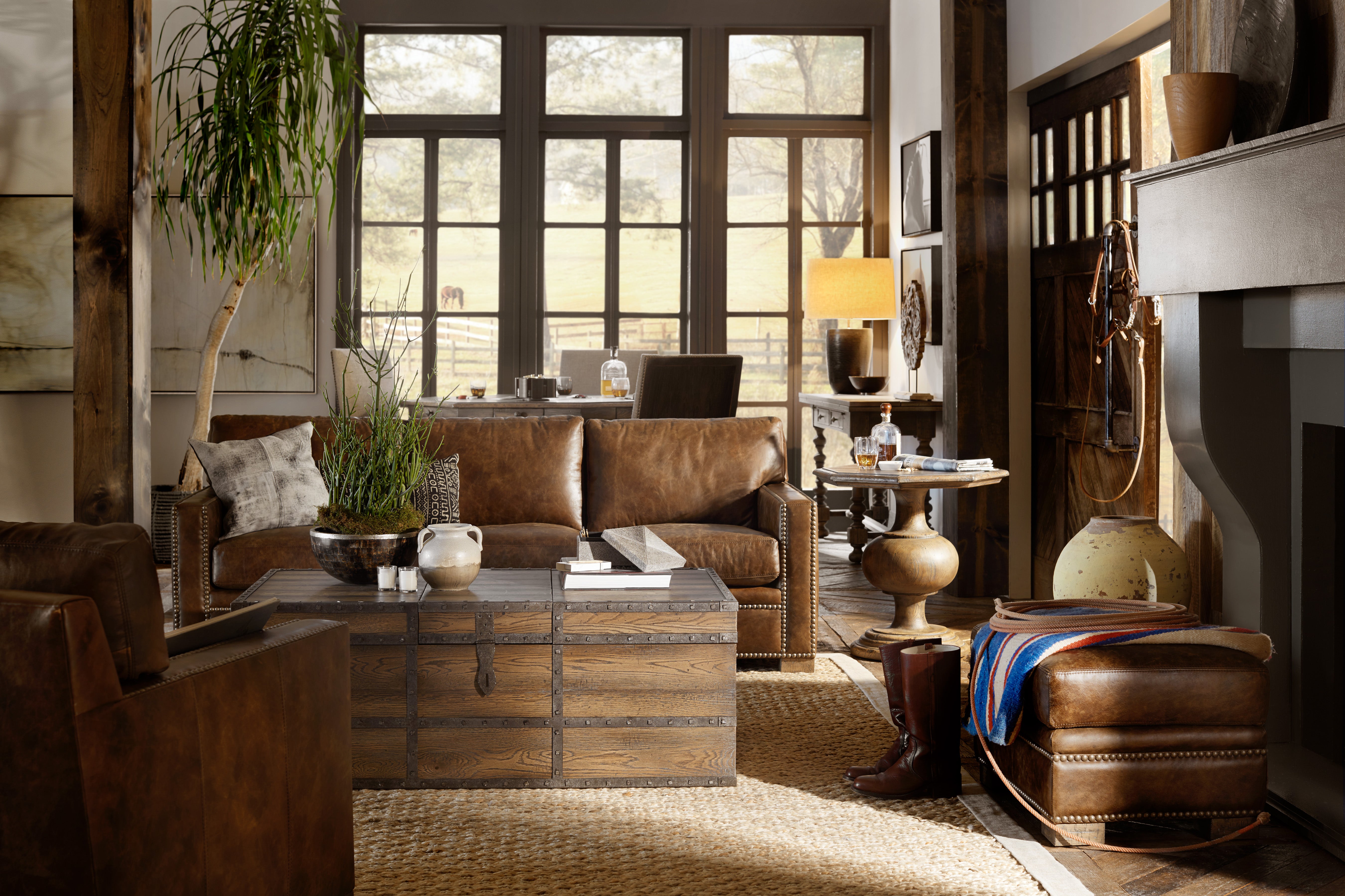 Hooker Furniture Mason End Table in Dark Wood