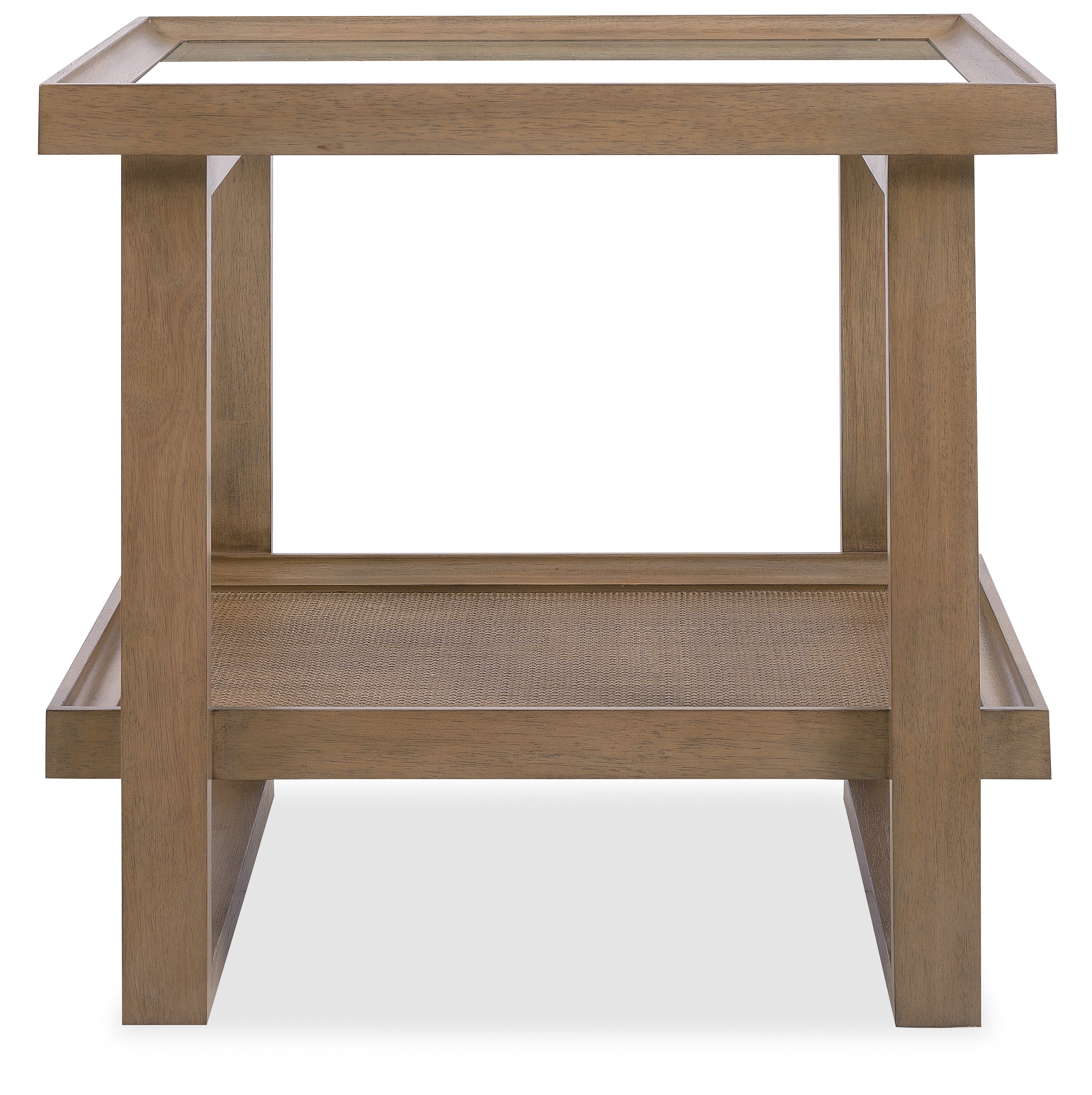 Hooker Furniture Sonnet Square End Table in Medium Wood