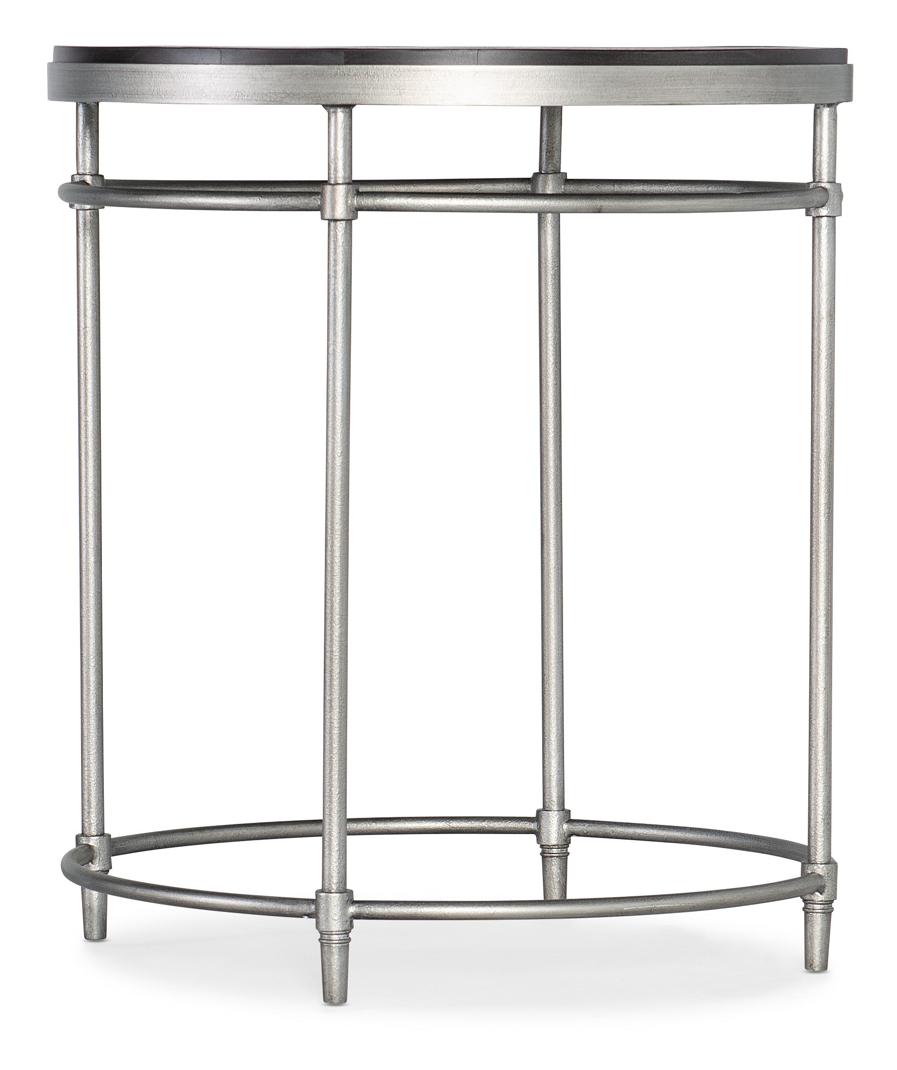 Hooker Furniture St. Armand Round End Table in Blacks