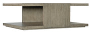 Hooker Furniture Linville Falls Overlook Trails Cocktail Table in Medium Wood