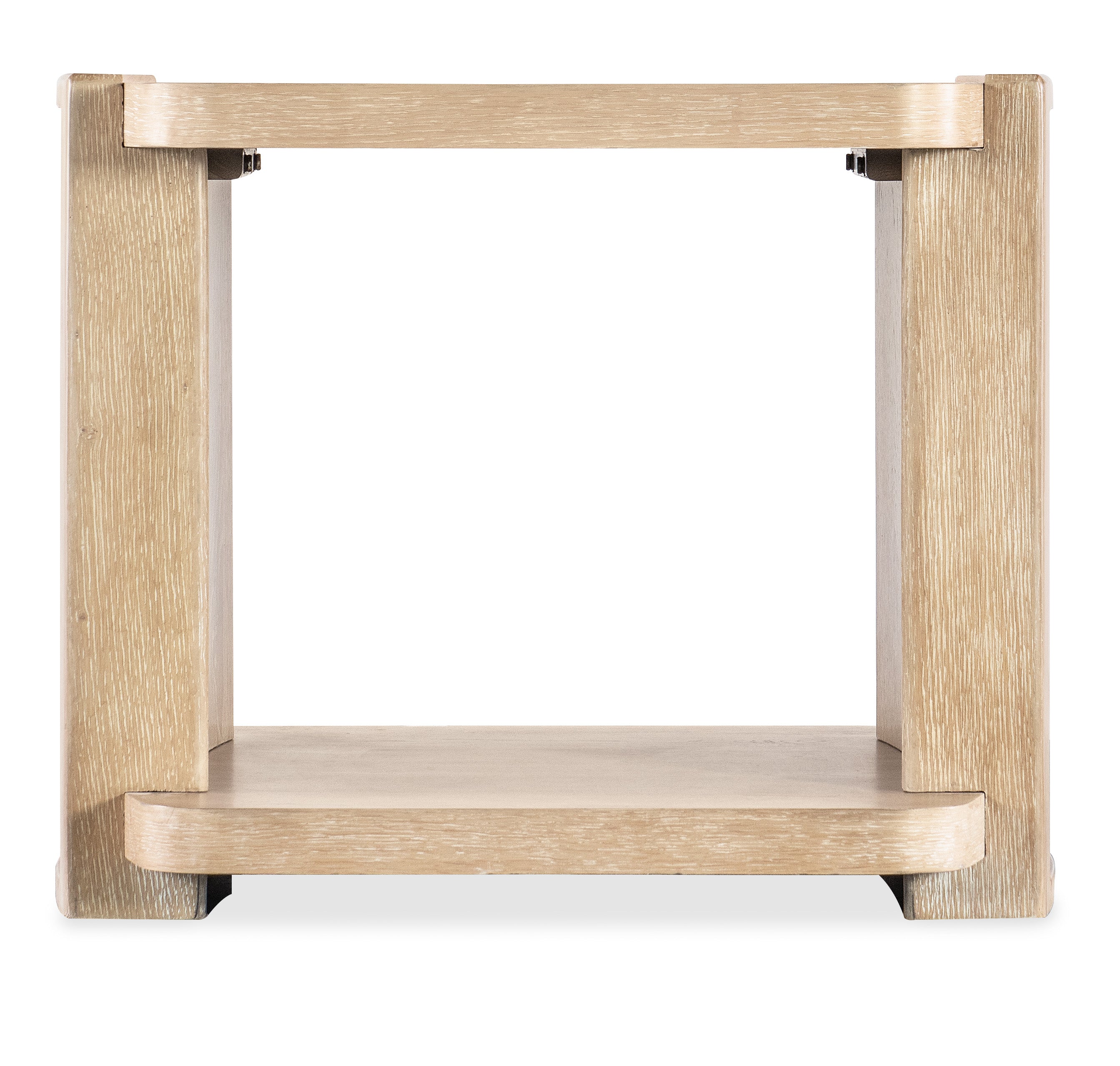 Hooker Furniture Retreat End Table in Light Brown
