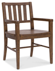 Hooker Furniture Driftwood Splatback Arm Chair