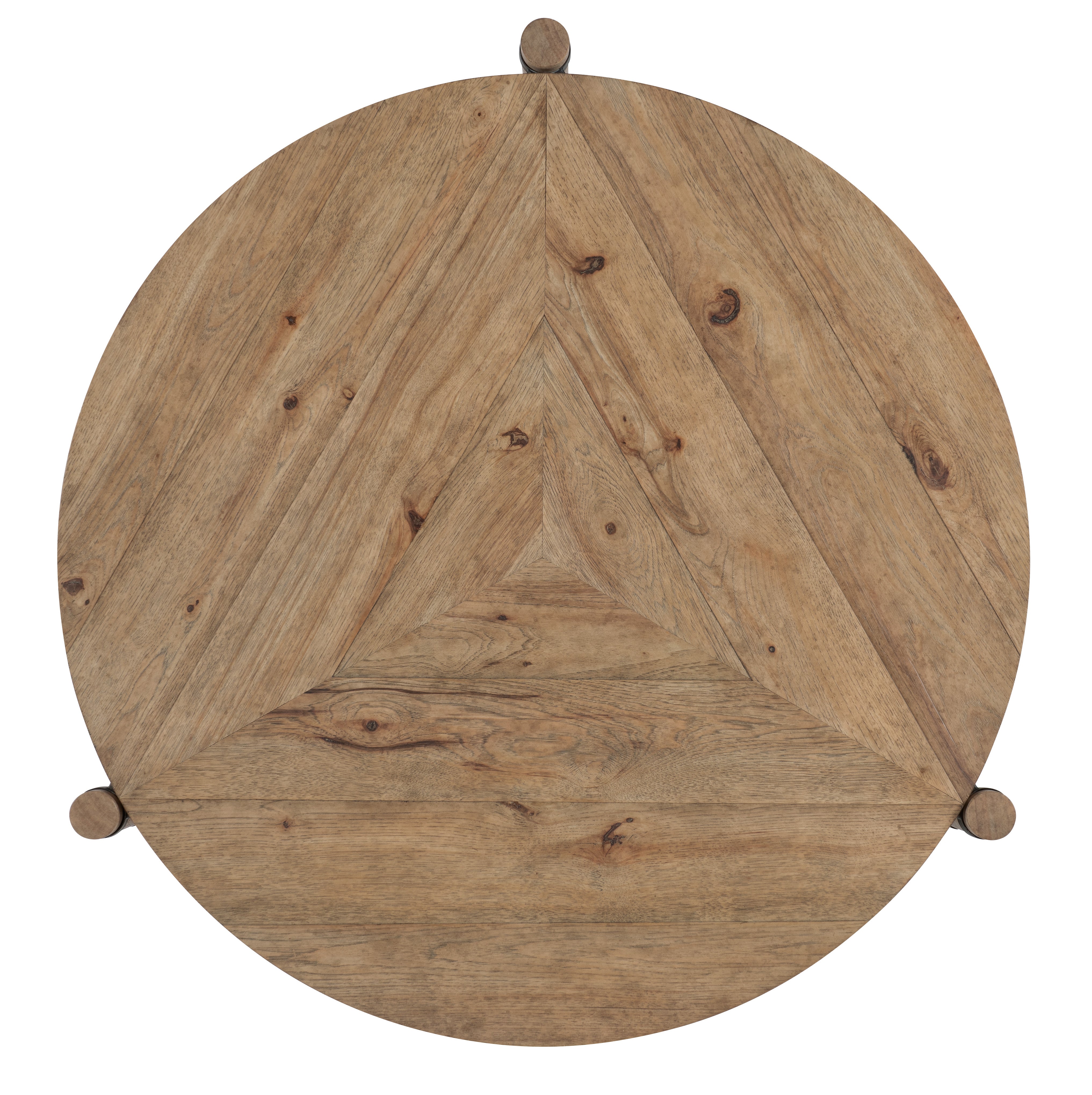 Hooker Furniture Vineyard Row Round Cocktail Table in Light Wood