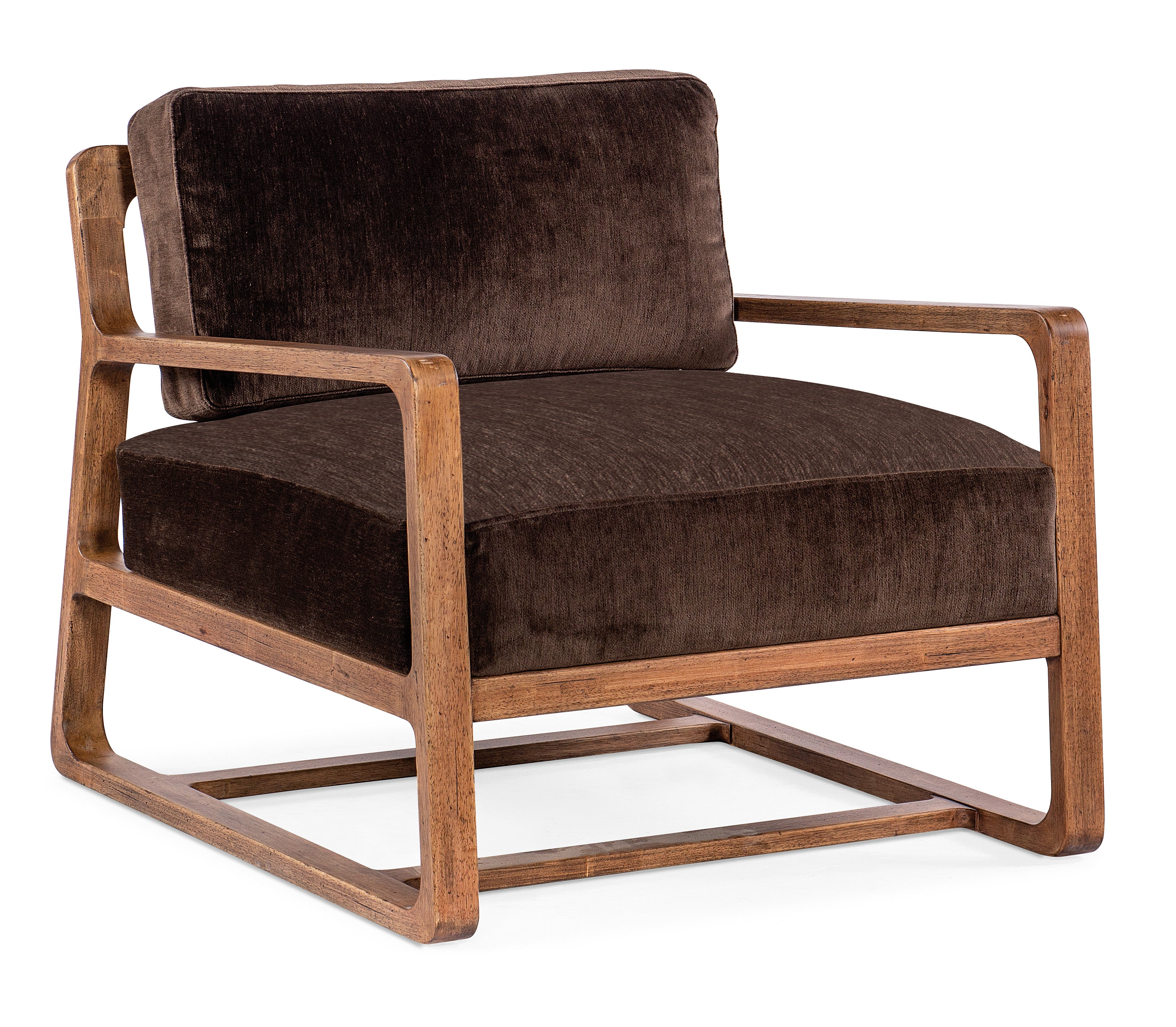 Hooker Furniture Moraine Accent Chair in Brown