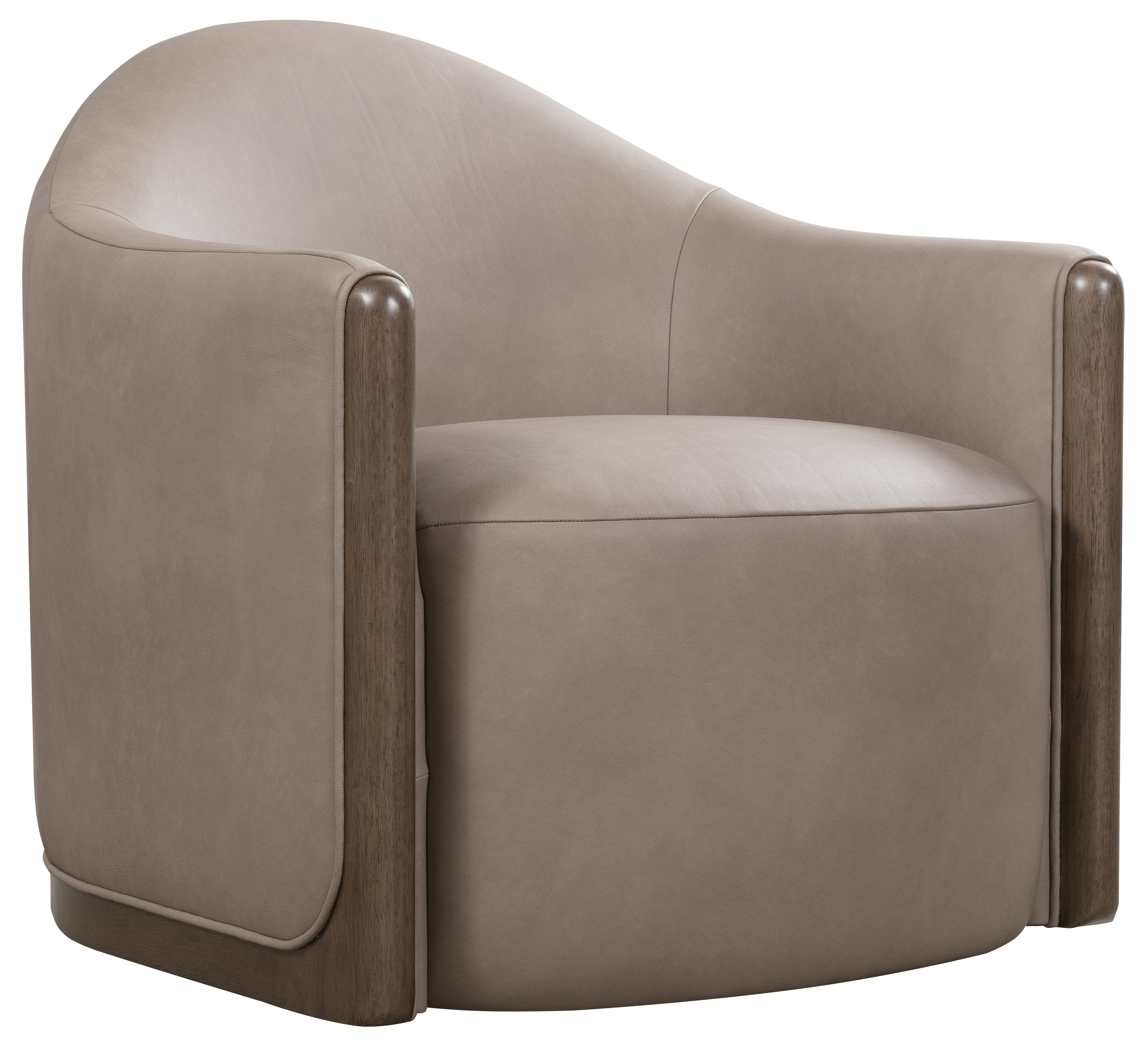 Hooker Furniture Cora Swivel Chair in Brown