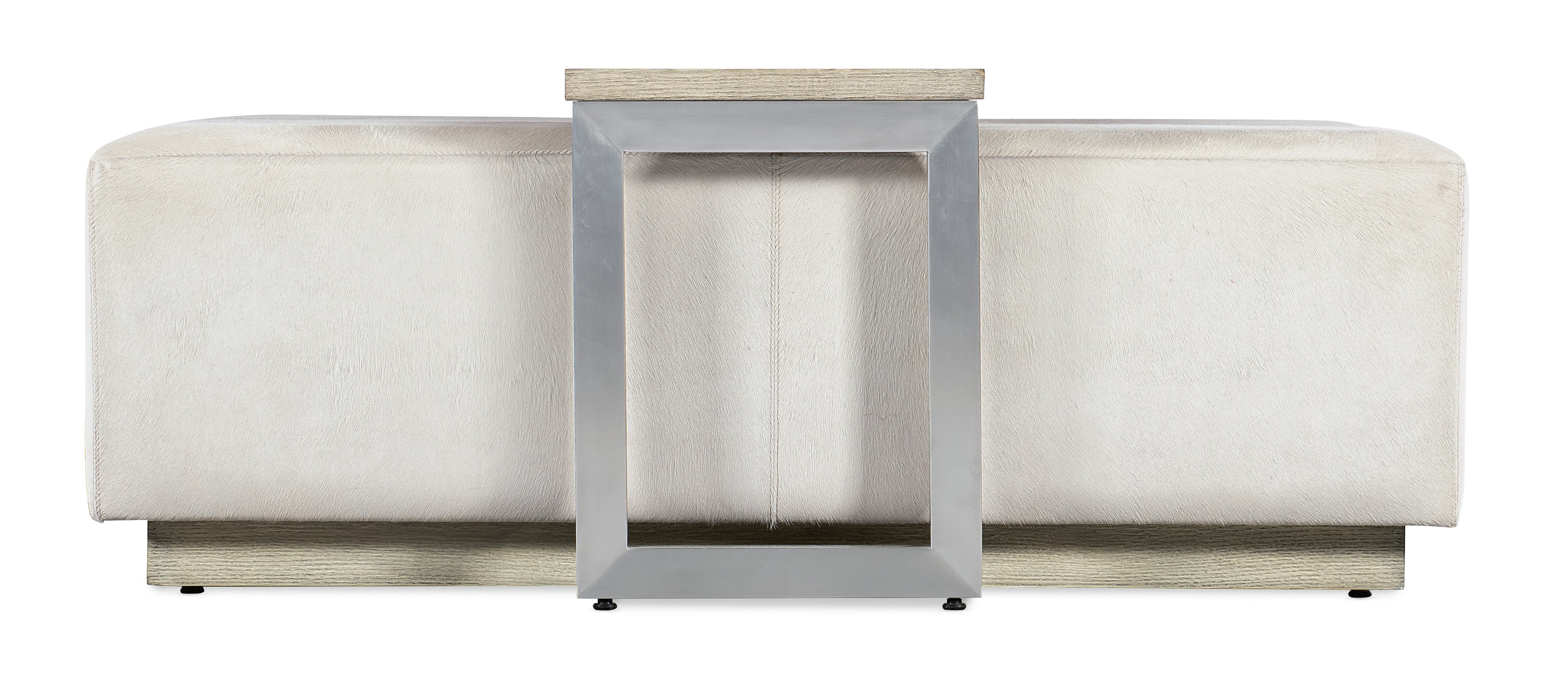 Hooker Furniture Melange Bridged Cocktail Table in Light Brown