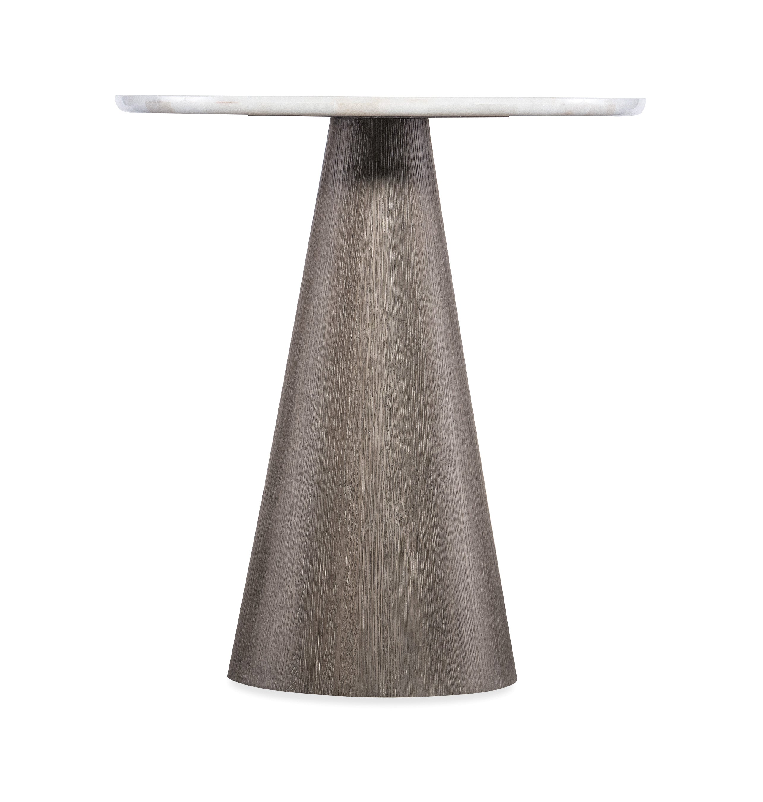 Hooker Furniture Modern Mood Round Accent Table in Medium Brown