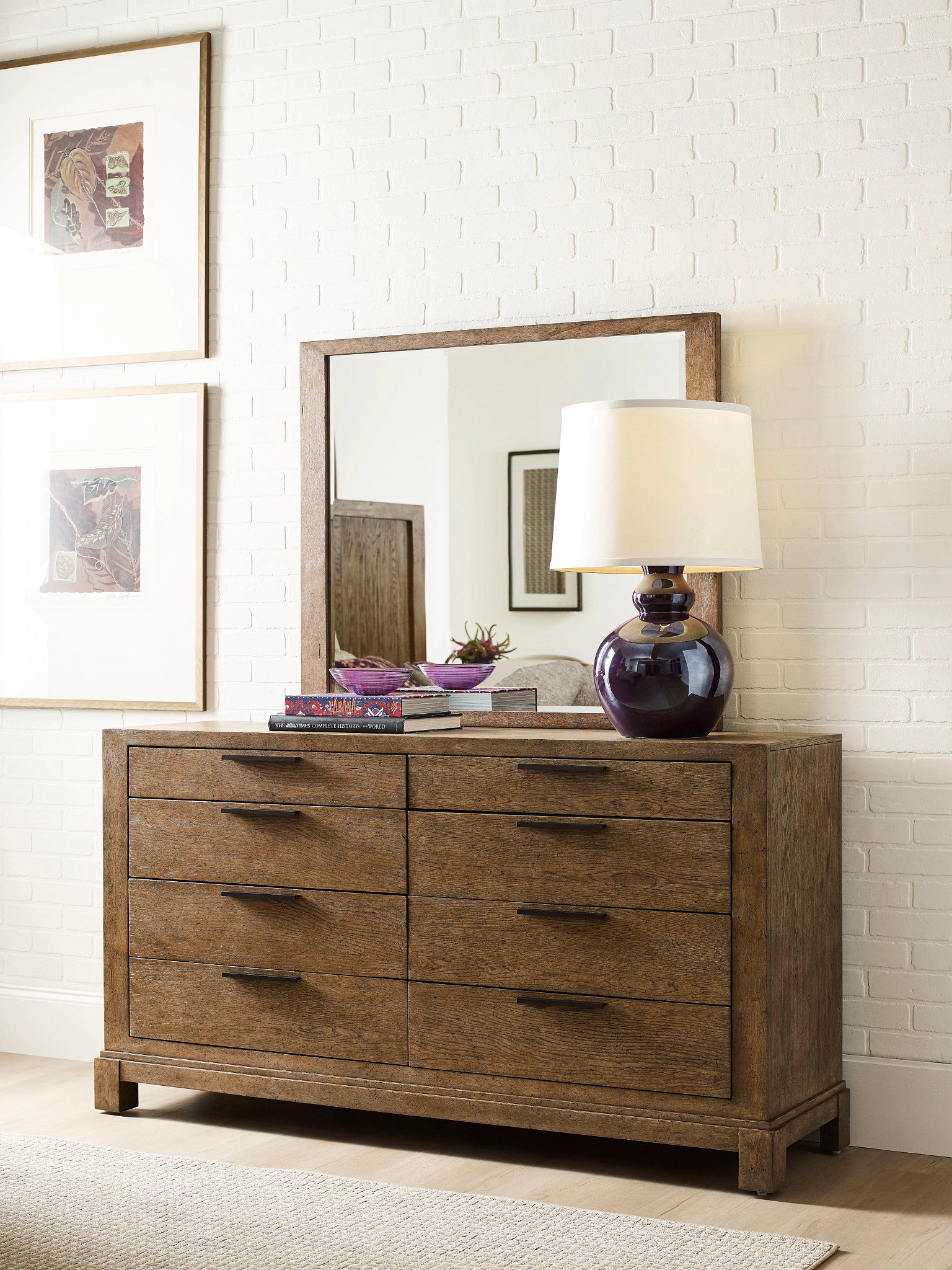 American Drew Skyline Sutton Dresser in Smoke
