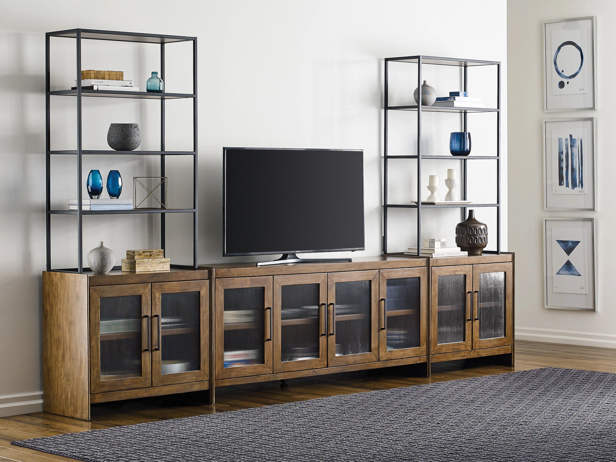 Kincaid Furniture Abode Wagner Two Door Cabinet in Warm Brunette