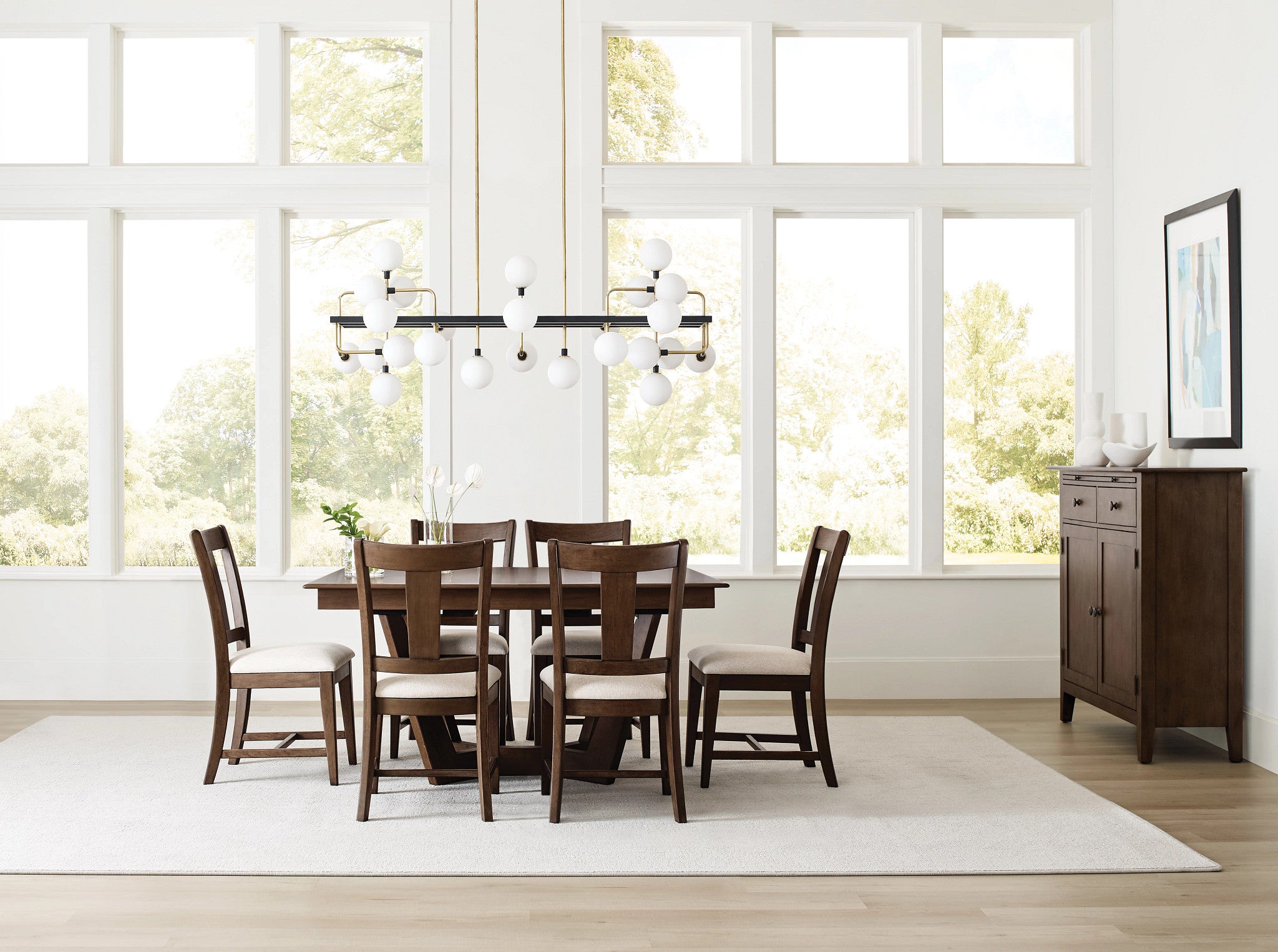 Kincaid Furniture Kafe Splat Back Chair in Mocha