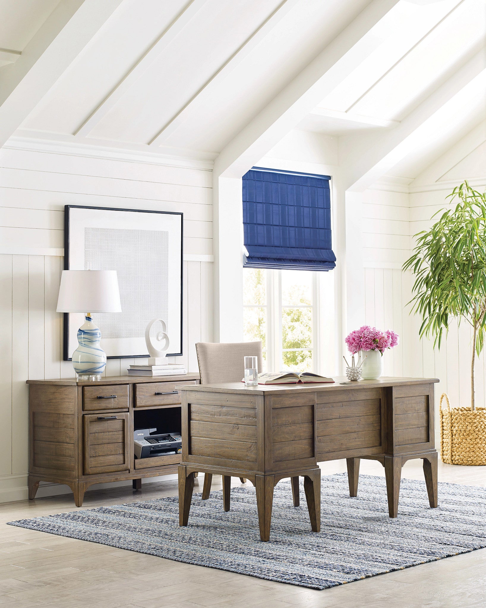Kincaid Furniture Plank Road Farmstead Credenza in Stone
