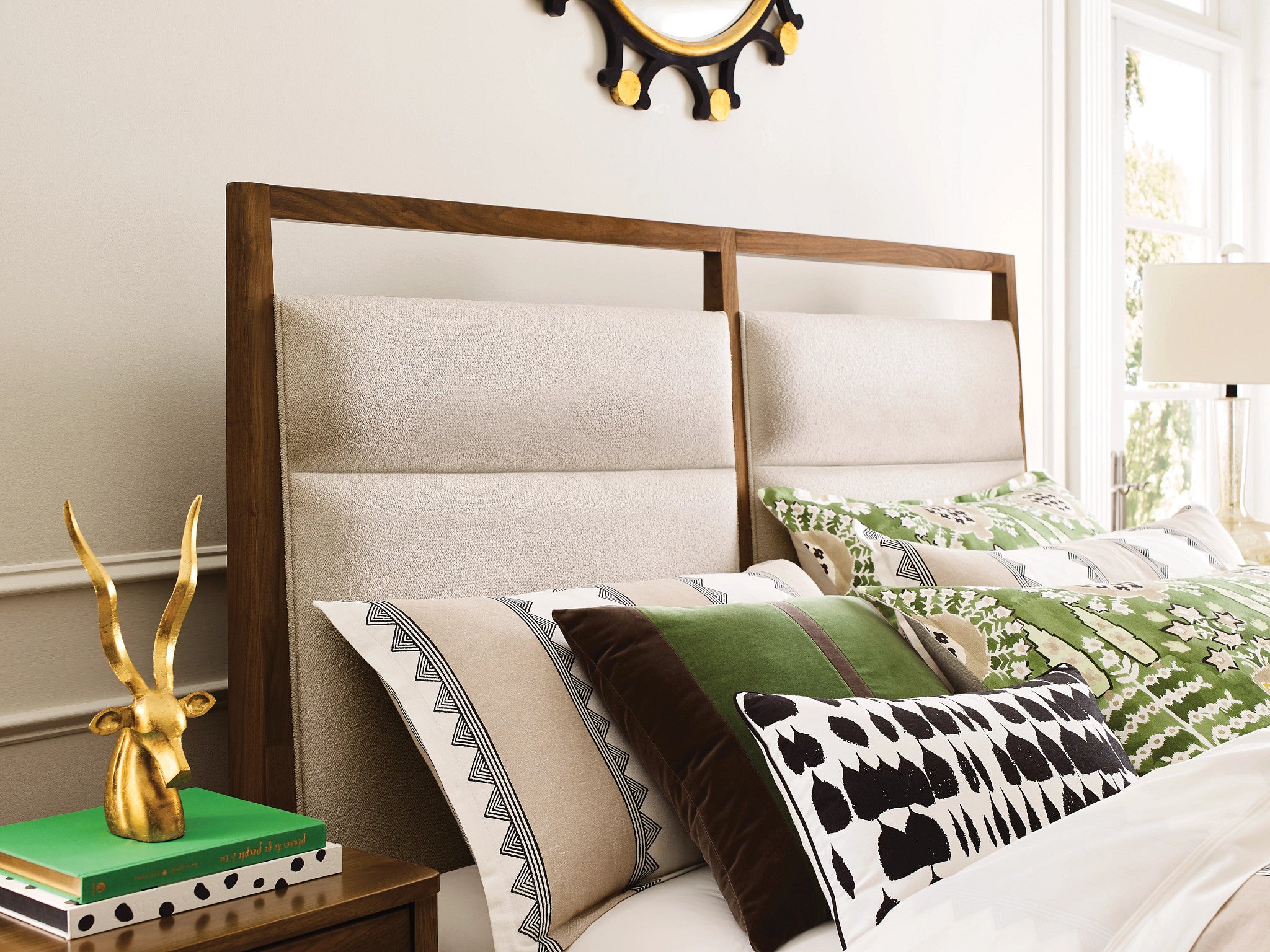 Kincaid Furniture Abode Karis Upholstered Bed in Warm Brunette