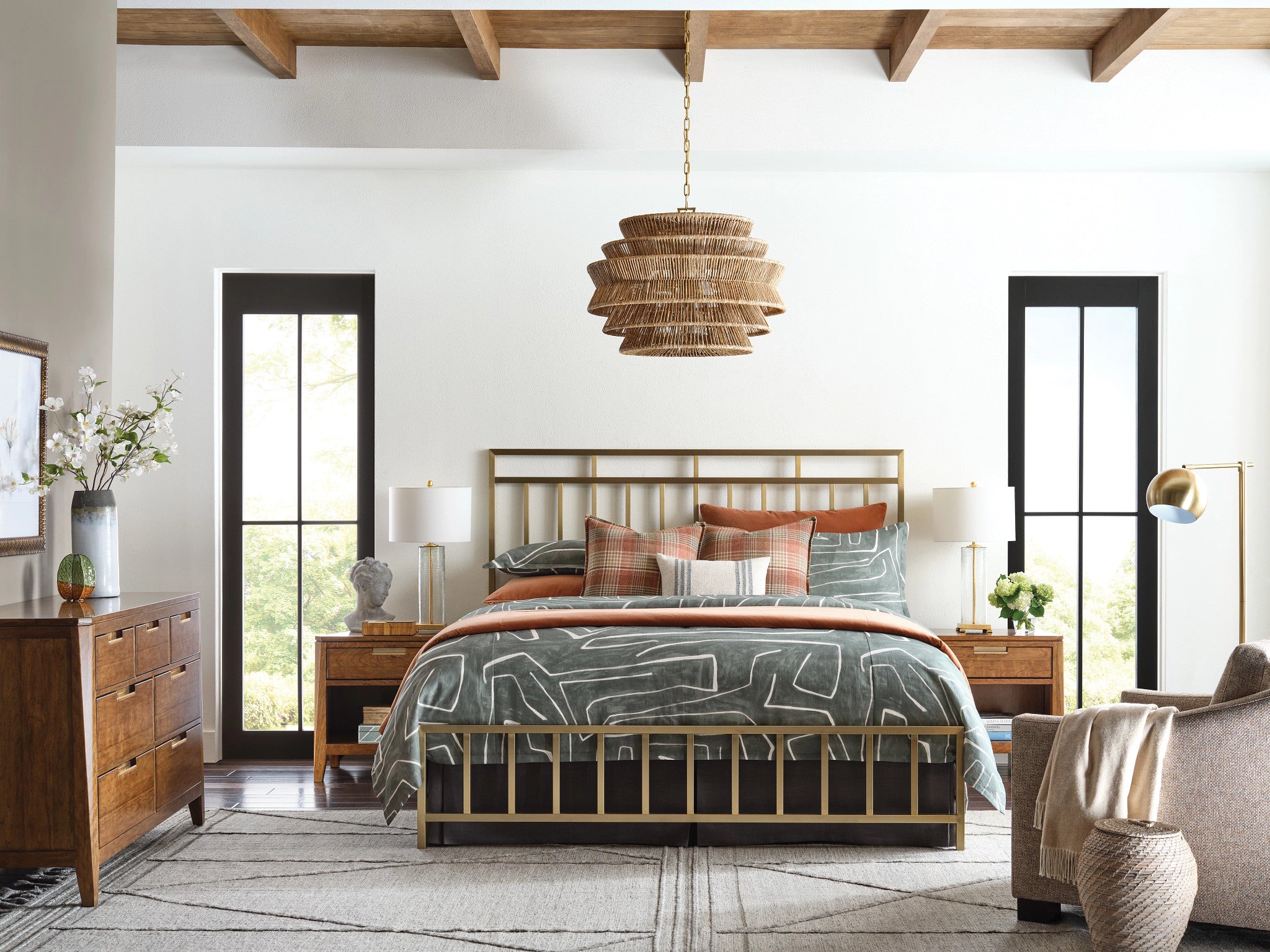Kincaid Furniture Aspire Aspire Metal Bed in Champagne