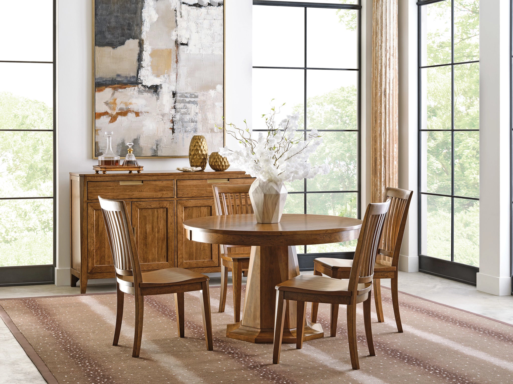 Kincaid Furniture Aspire Caton Slat Chair in Aspire Cherry