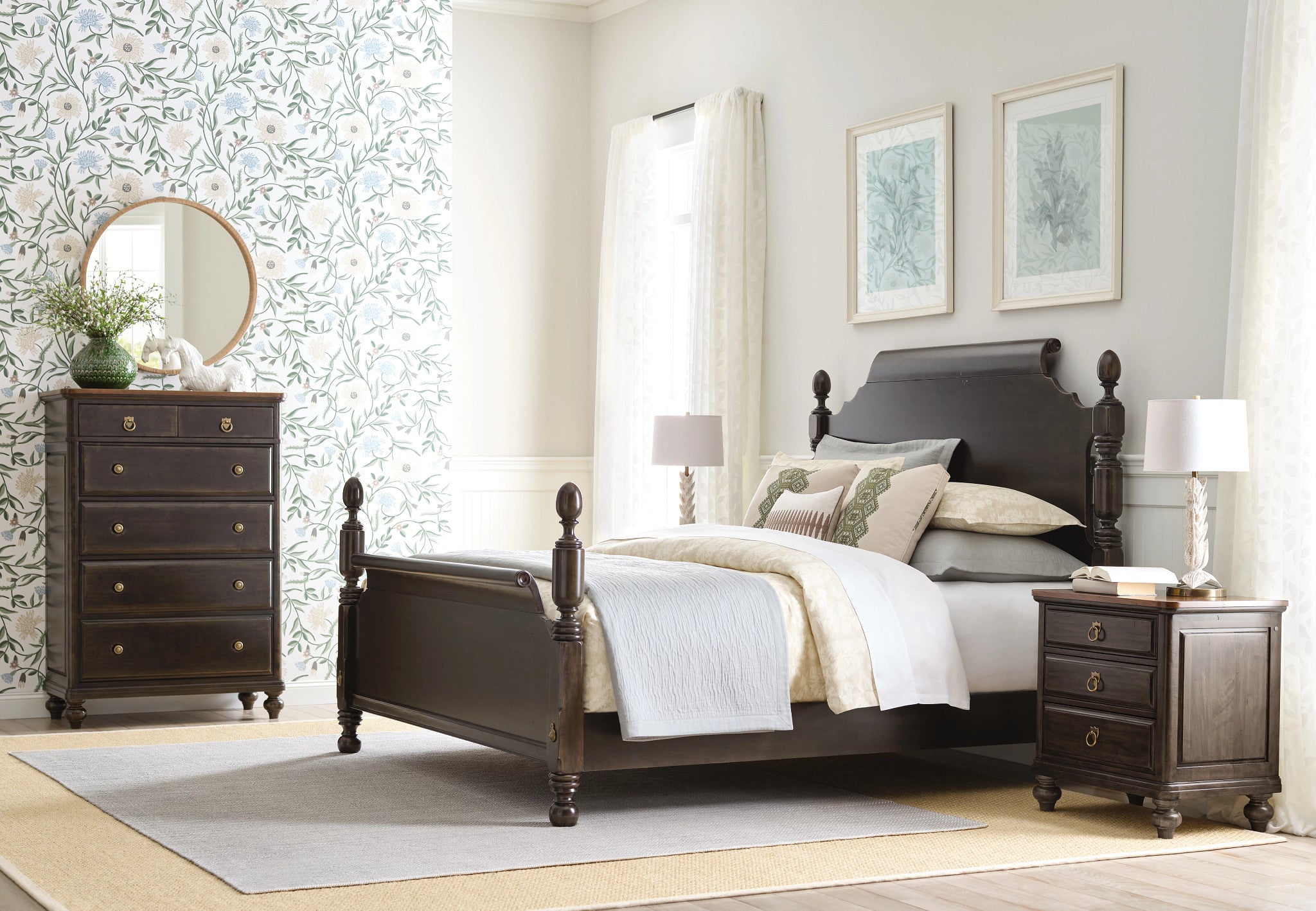 Kincaid Furniture Bridgetown Brighton Poster Bed in Bridgetown Black