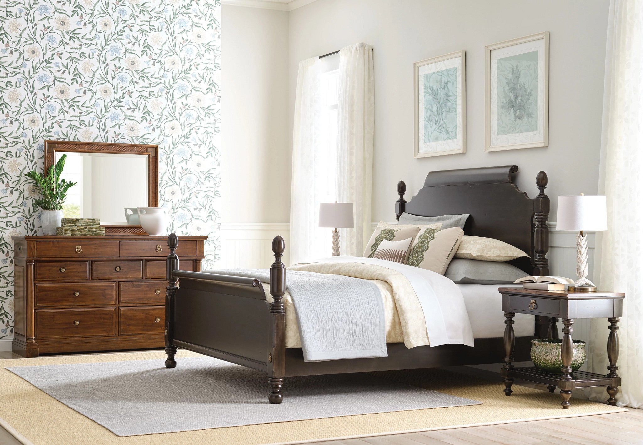 Kincaid Furniture Bridgetown Brighton Poster Bed in Bridgetown Black