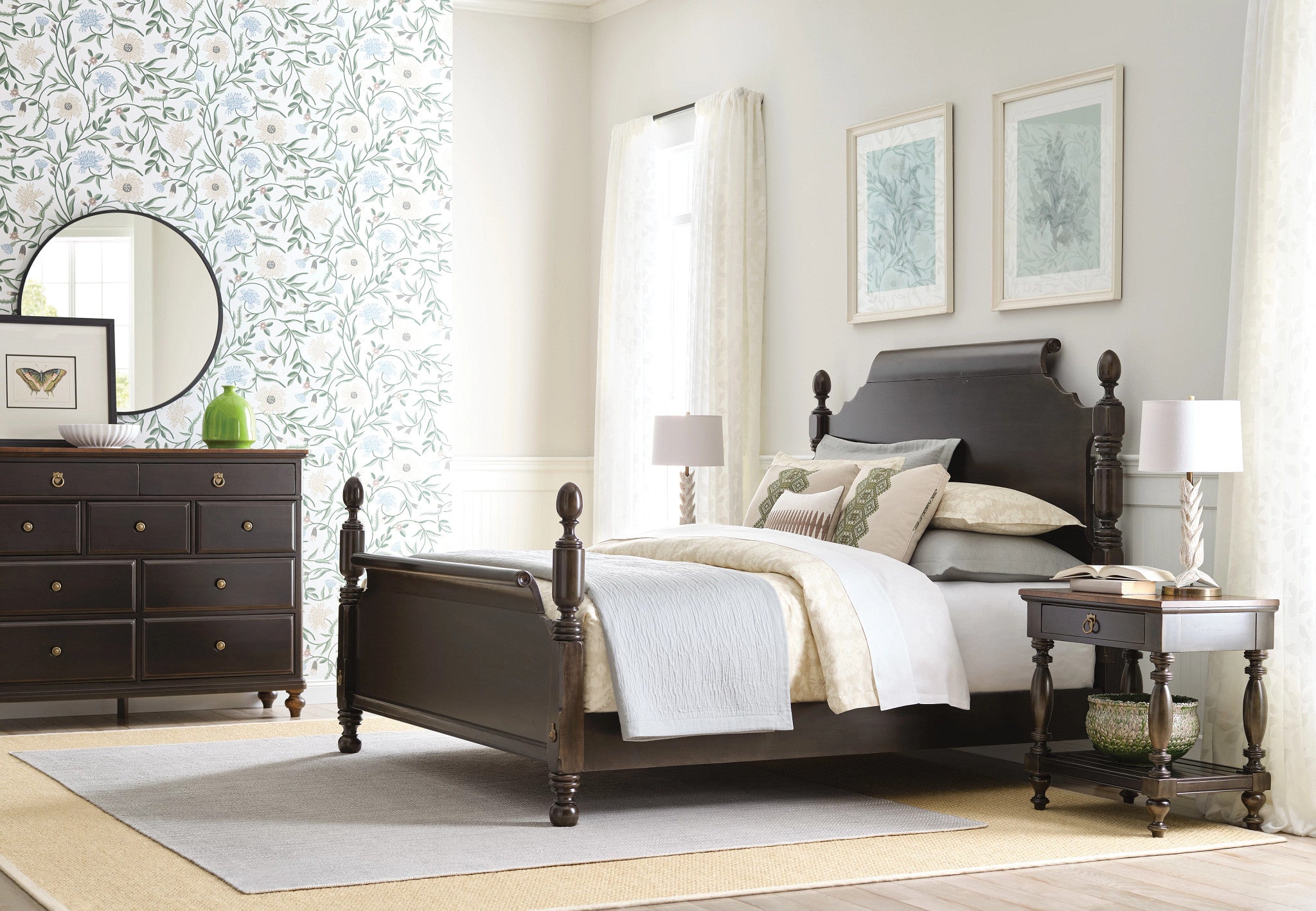 Kincaid Furniture Bridgetown Brighton Poster Bed in Bridgetown Black