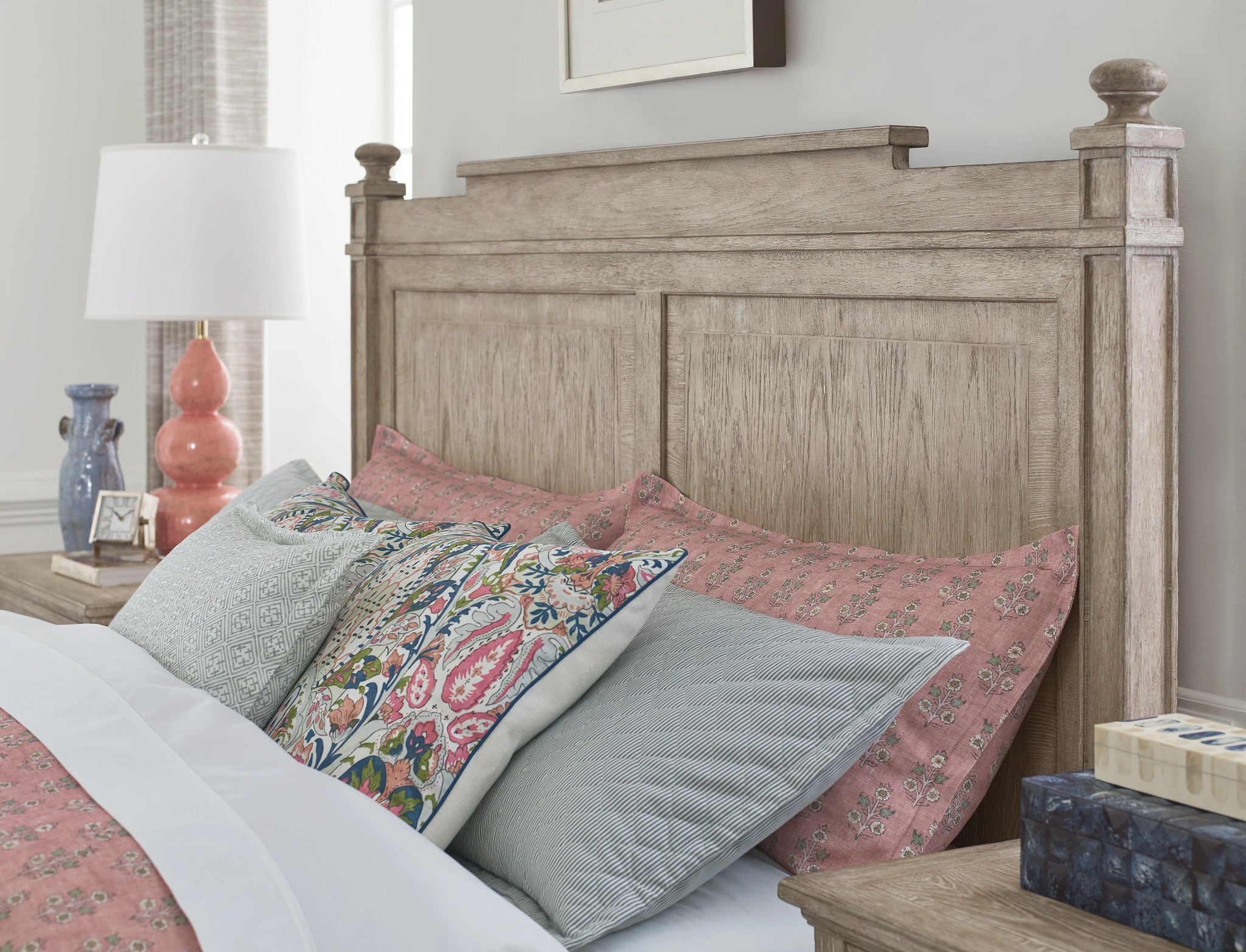 American Drew Cambric Sova Panel Bed in Breve
