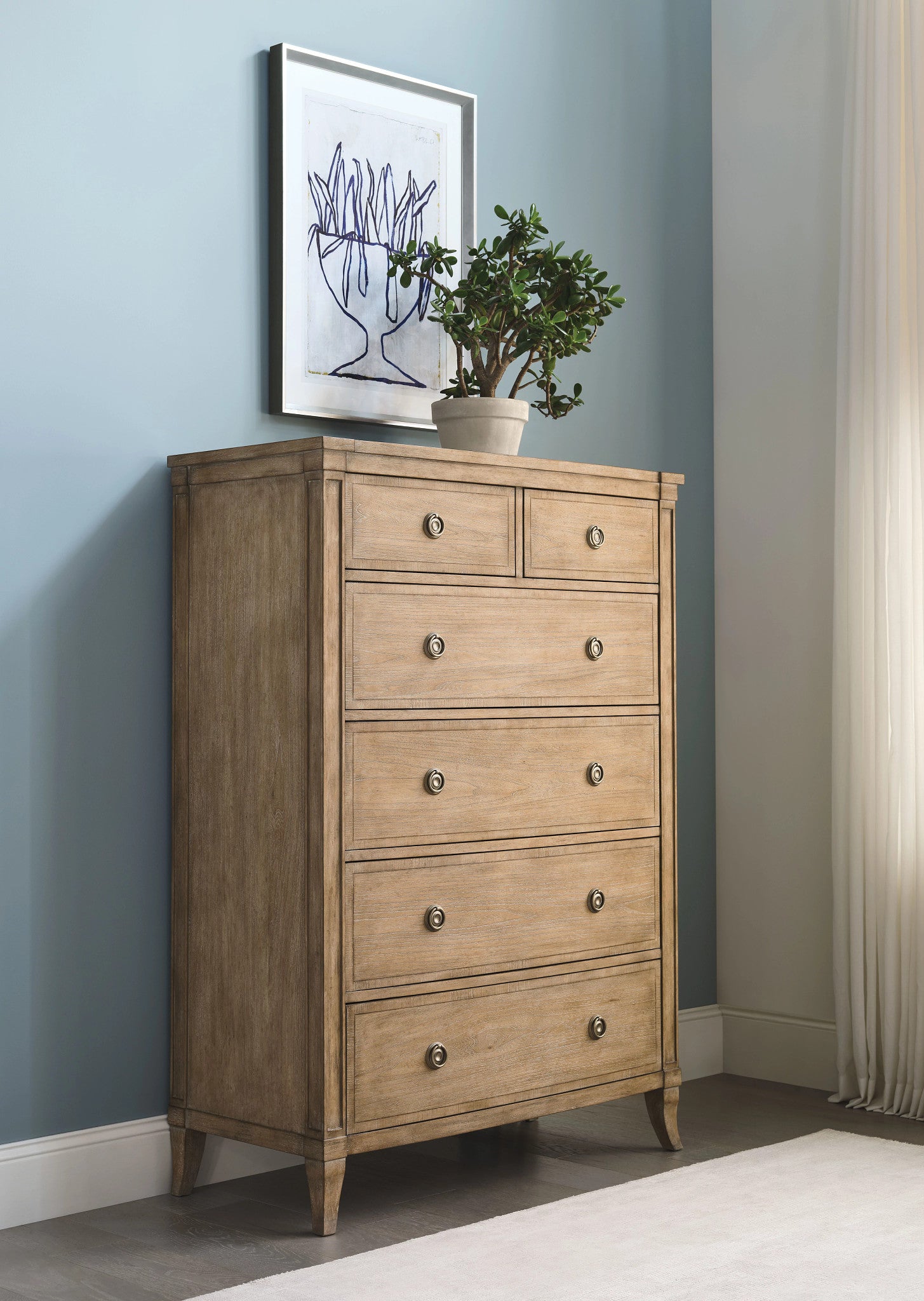 American Drew Chastain Chest  in Caramel